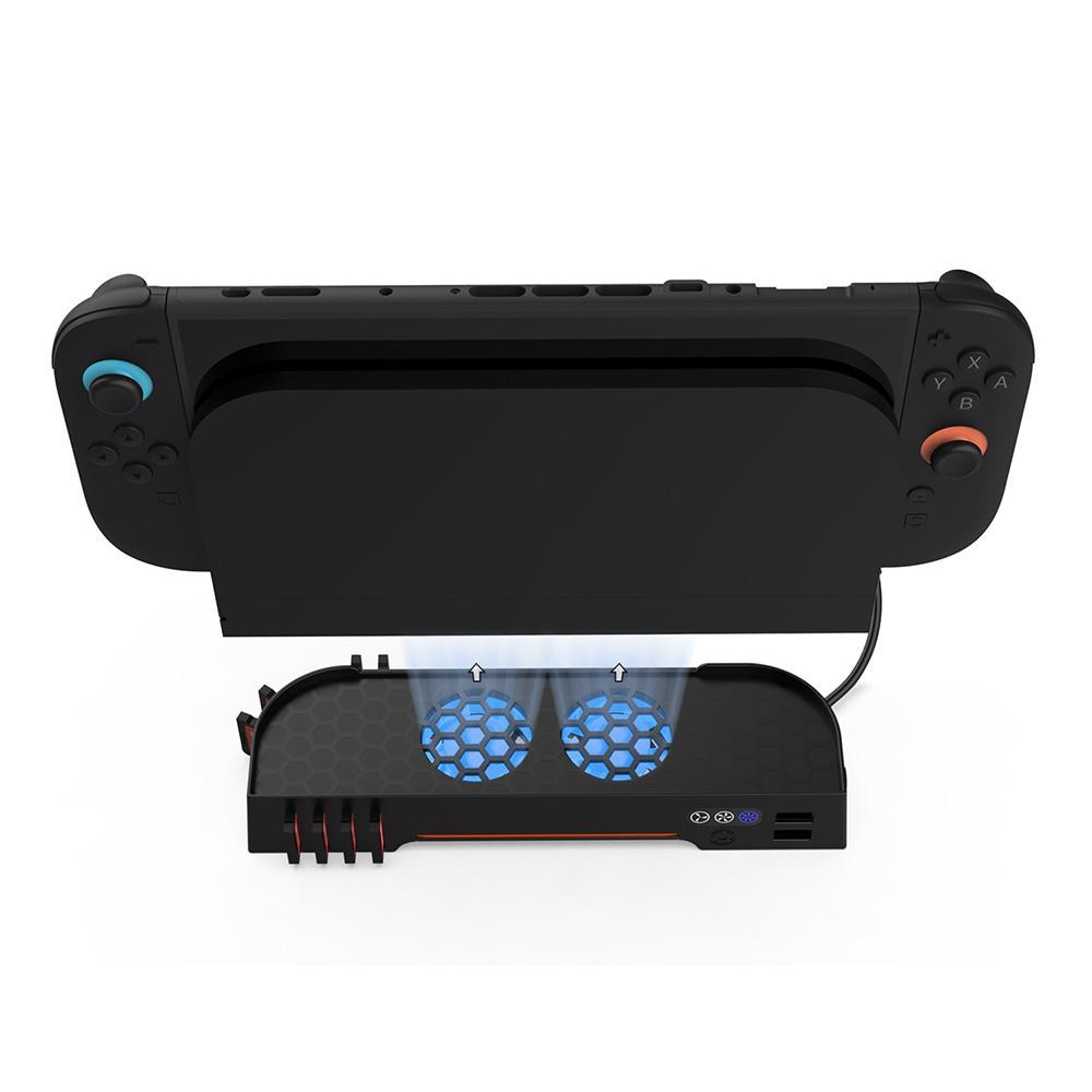 DOBE Switch 2 Cooling Charging Dock with RGB Lights & Dual-Fan Controller Charging Station – view 2