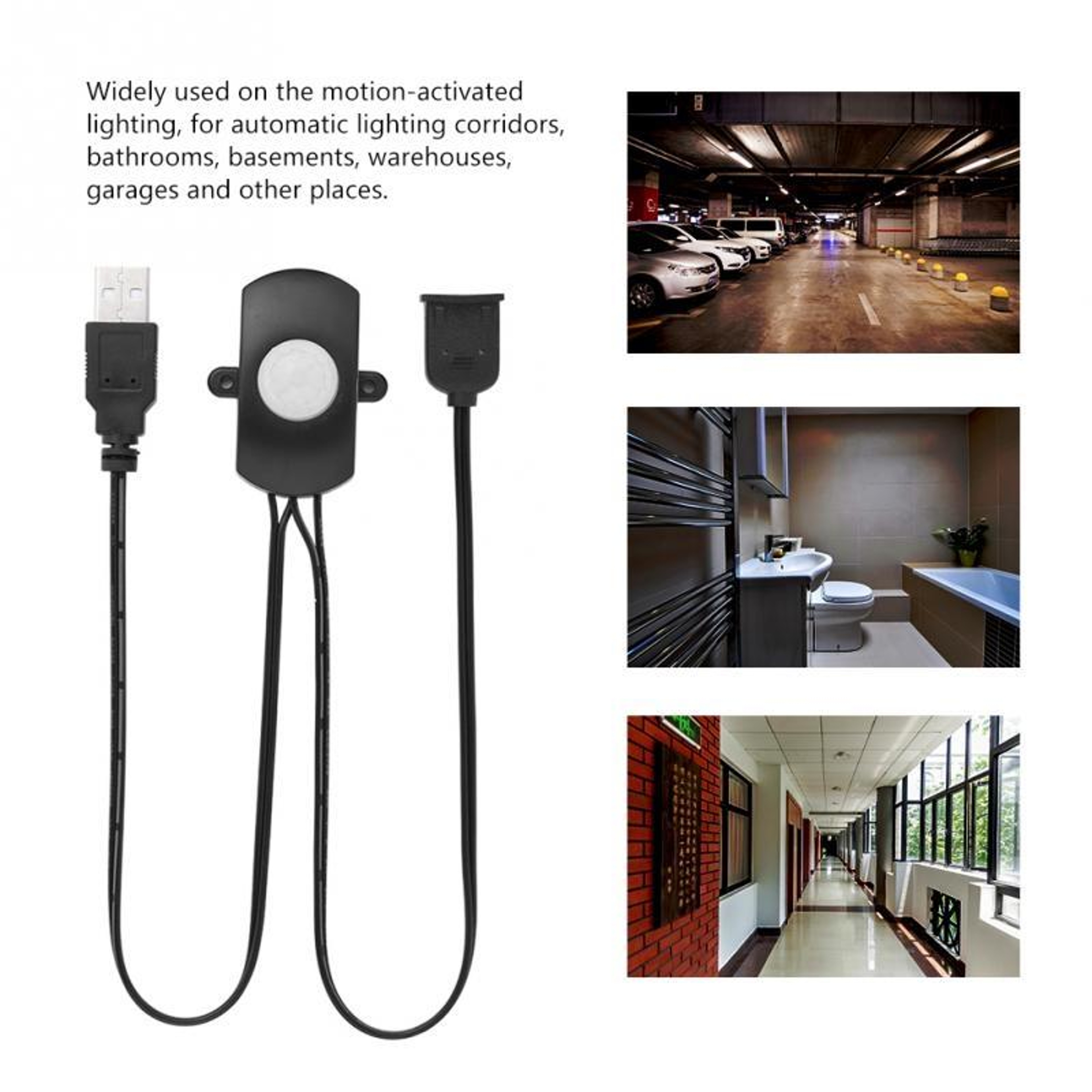 Smart PIR Motion Sensor Switch for LED Light Strips USB DC 5V 12V 24V Auto On Off – view 4