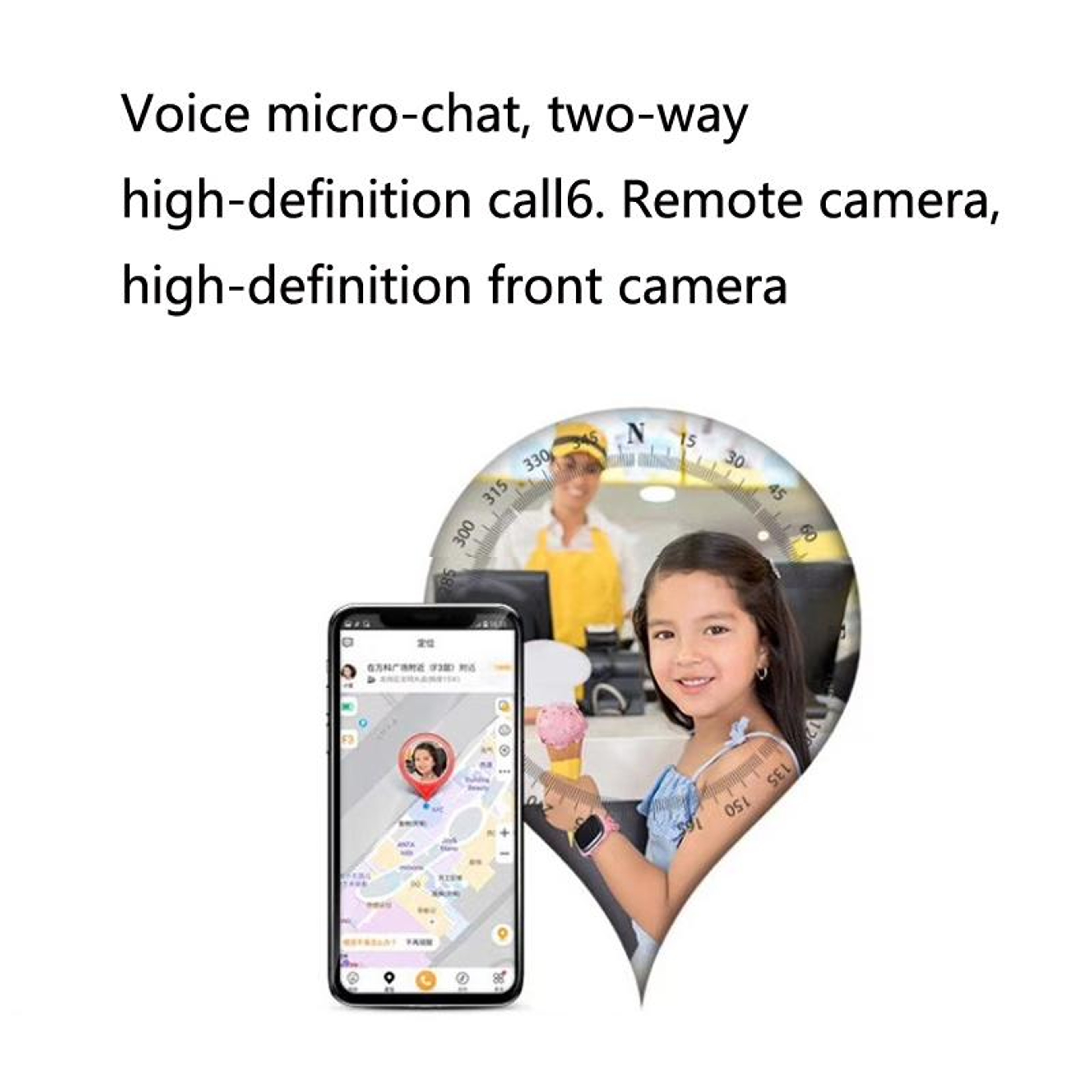 Kids Smart Watch with SOS Calling, GPS Positioning & Two-Way Phone for Children – view 6