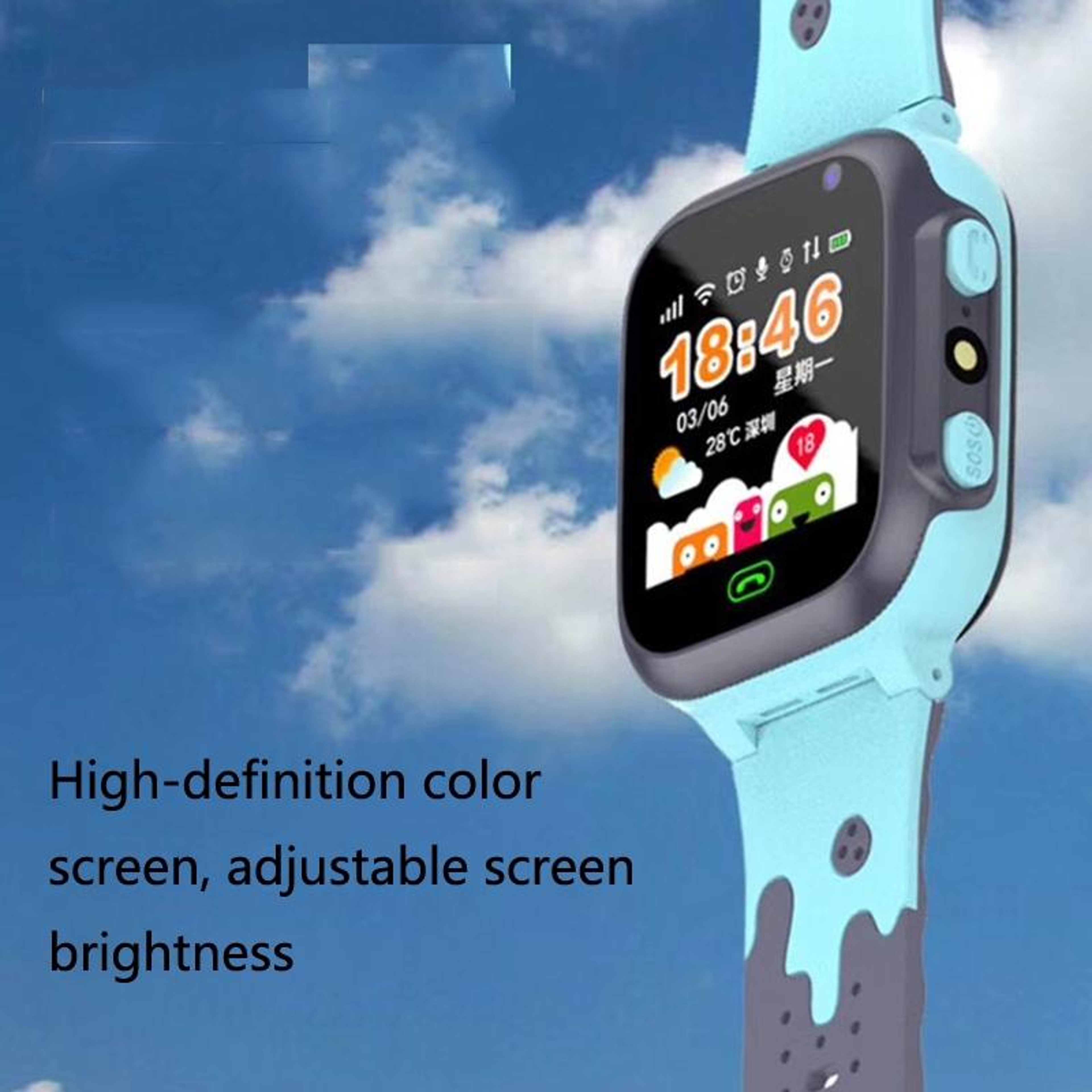 Kids Smart Watch with SOS Calling, GPS Positioning & Two-Way Phone for Children – view 7