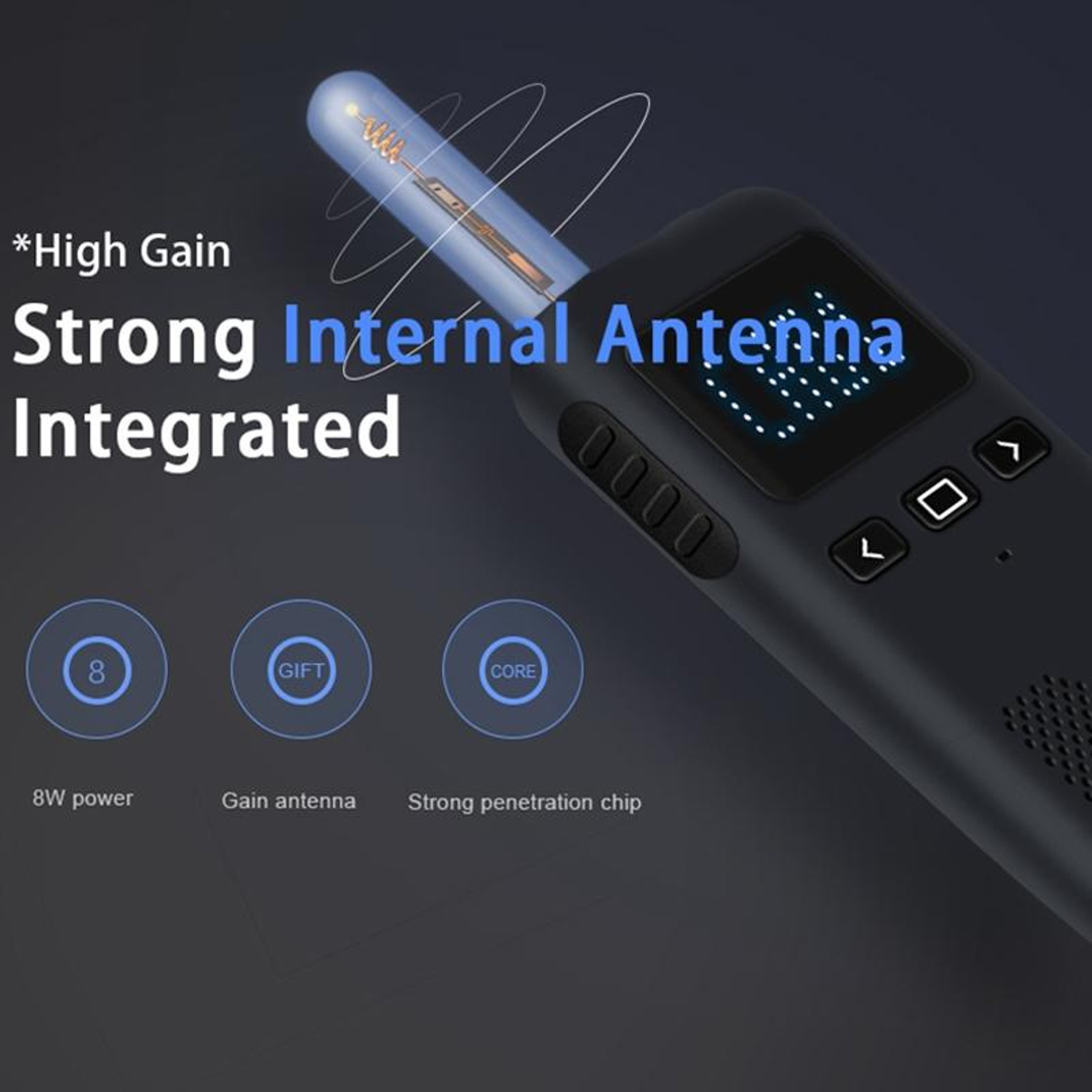 KSUN X-30 M2 Mini Walkie Talkie 8W Long Range Two Way Radio with 4000mAh Battery – view 7