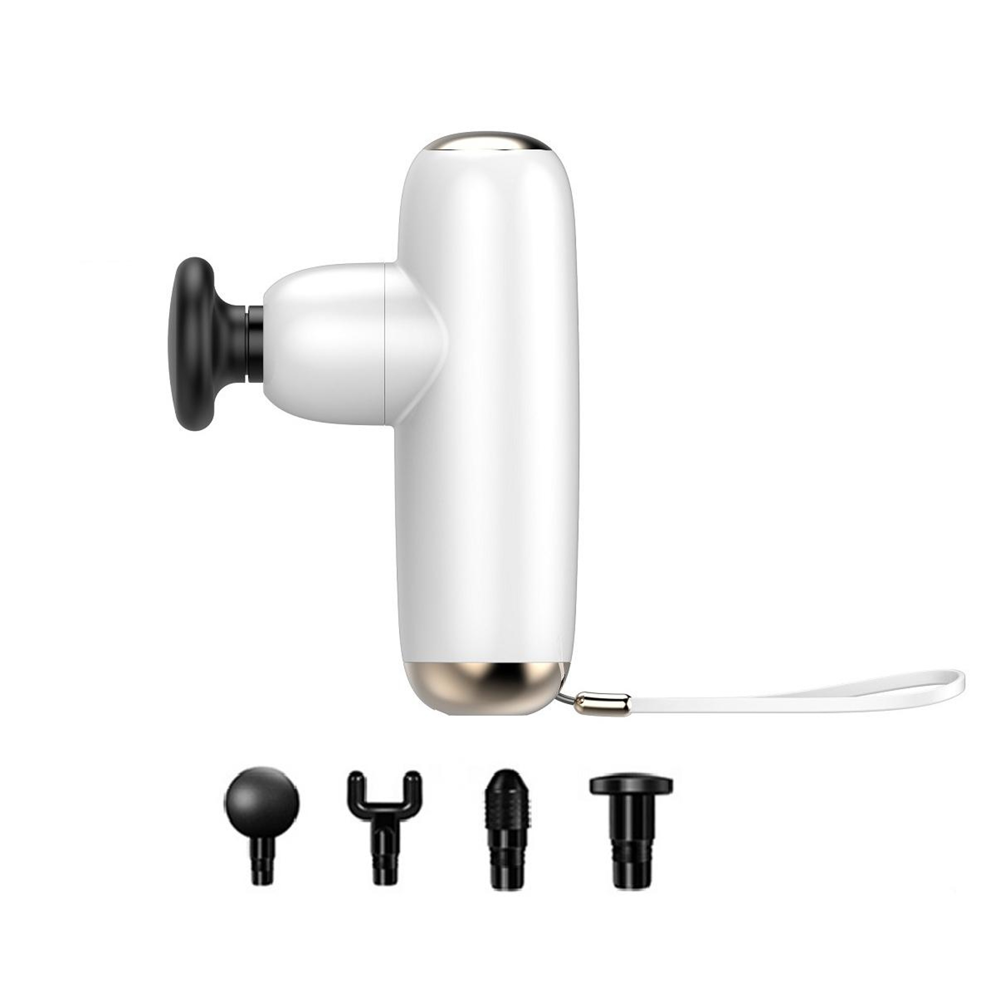 M02 Mini Massage Gun Portable Deep Tissue Massager with 4 Speed Modes & 4 Massage Heads – view 10
