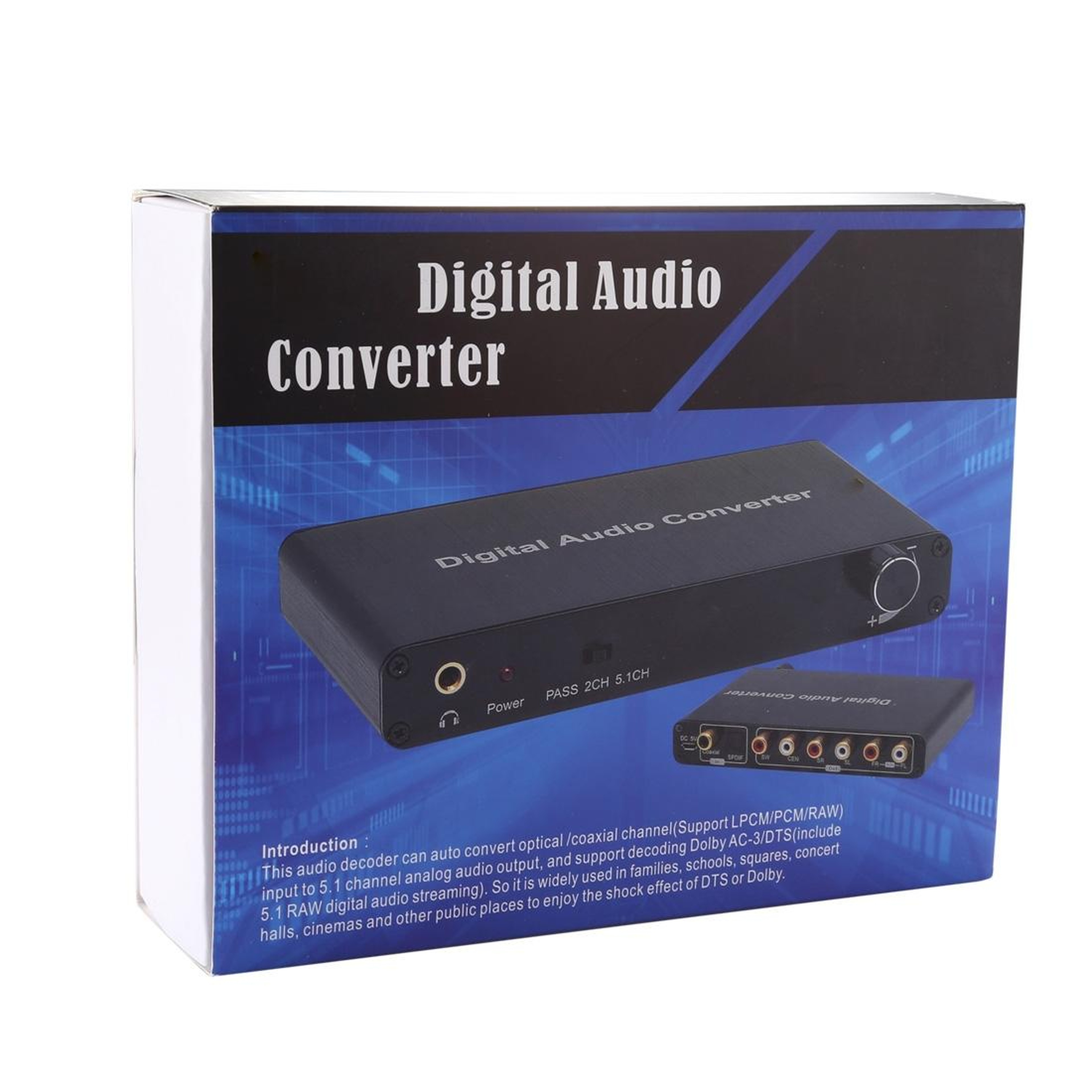 Digital Audio Decoder SPDIF Audio Converter with Optical Toslink for Home Theater, PS4, PS3 & Xbox 360 – view 5