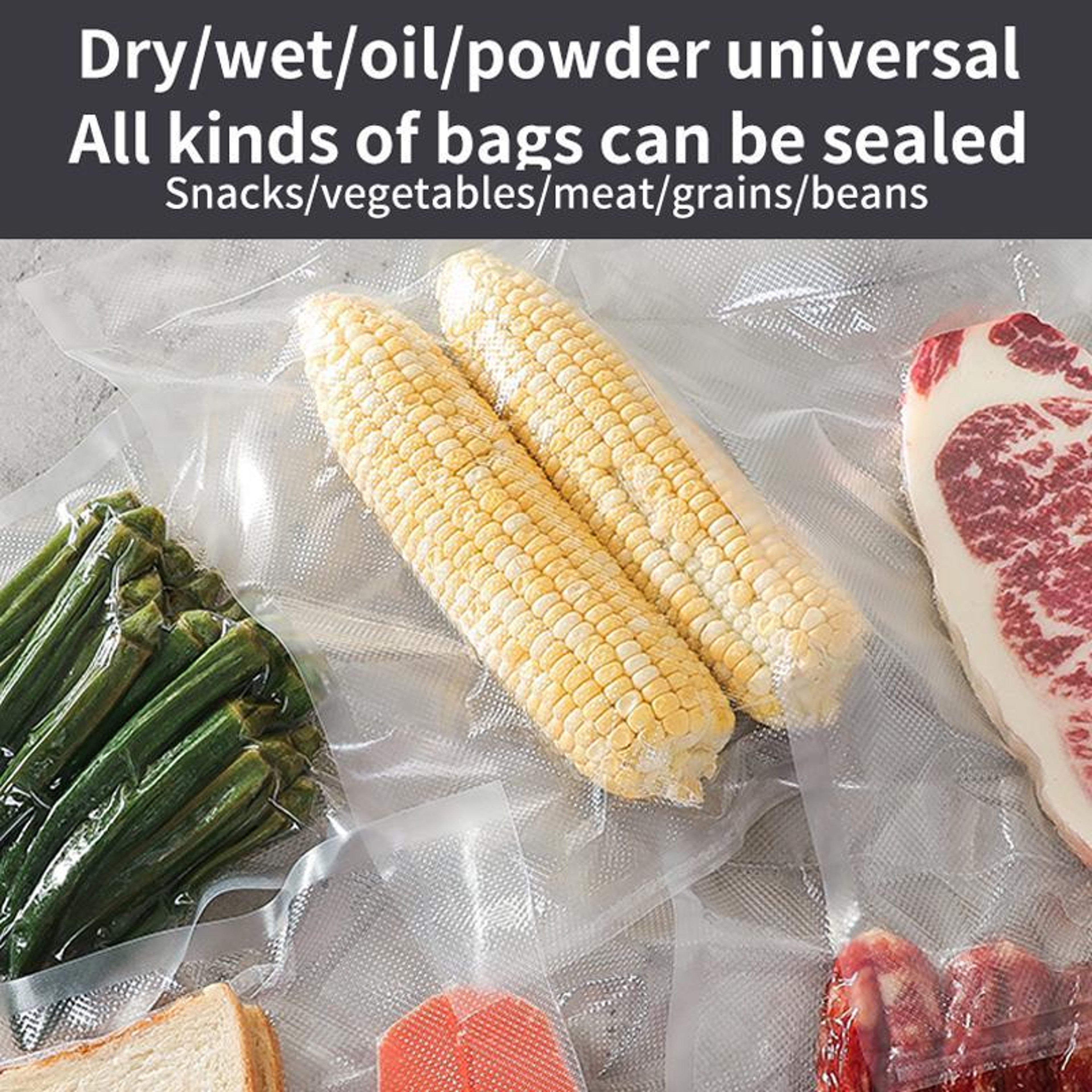 Portable Wireless Vacuum Sealer Machine for Food Storage with Automatic Sealing and 60kPa Suction – view 6
