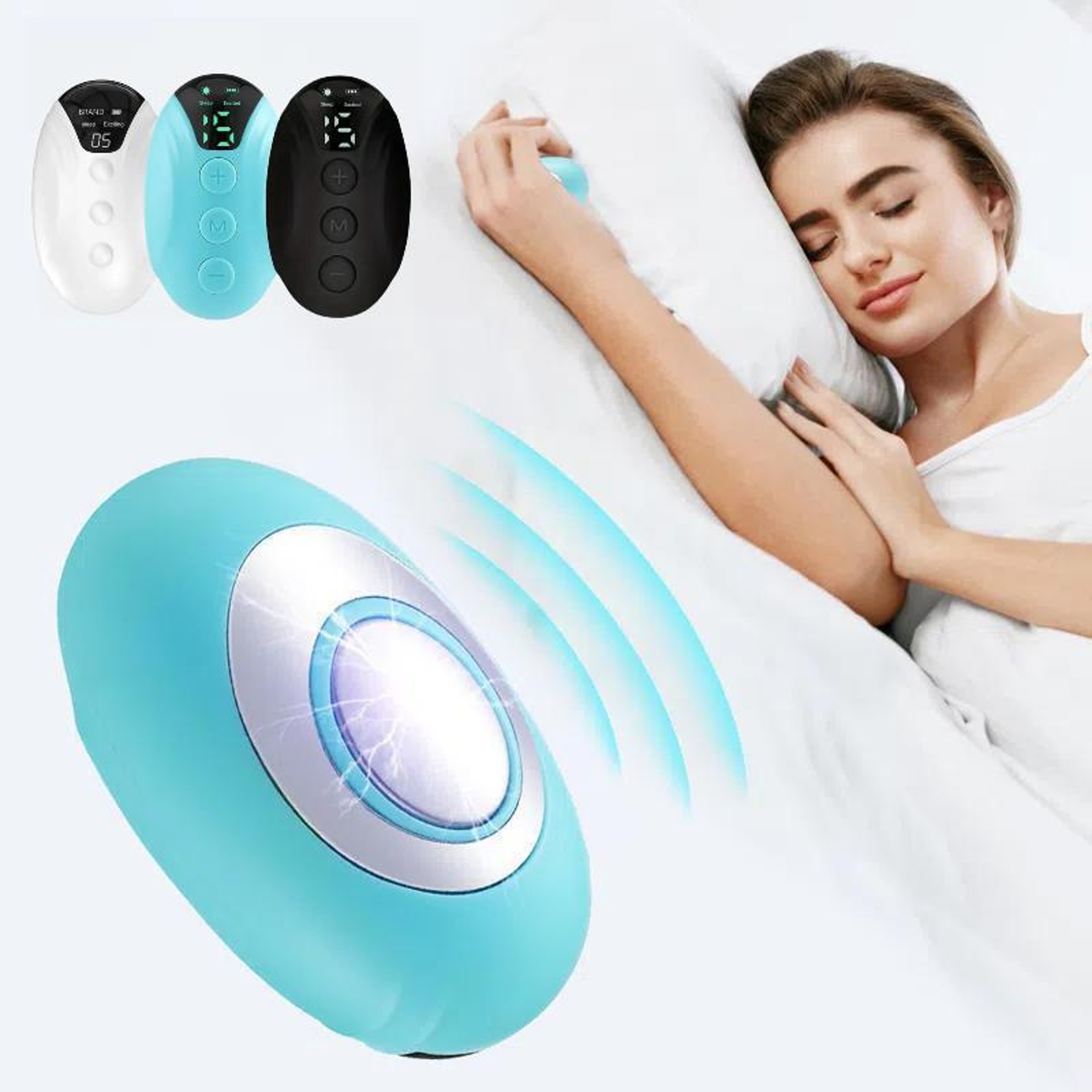 Smart Handheld Sleep Aid Microcurrent Sleep Device for Relaxation Anxiety Relief and Better Rest – view 2