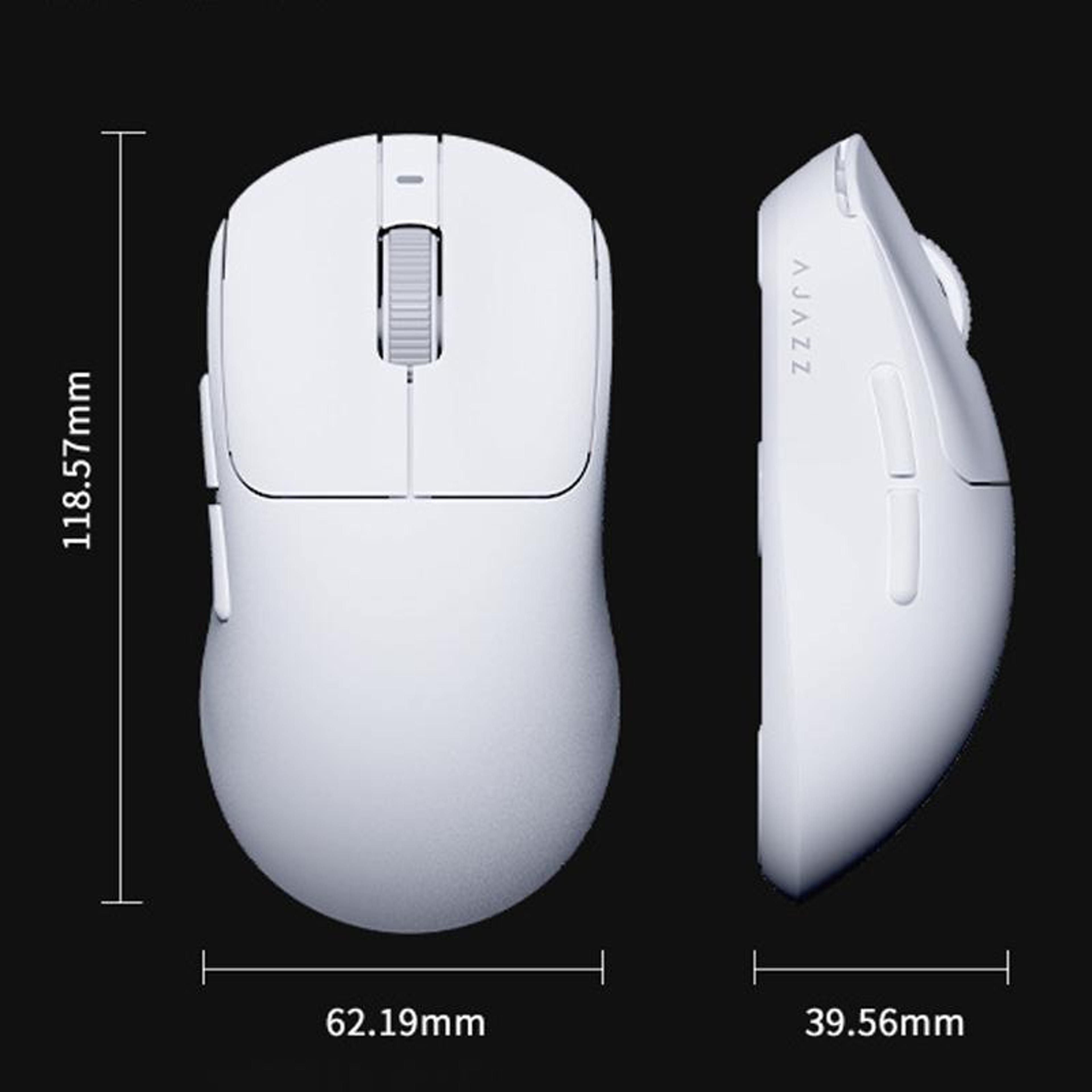Ajazz AJ199 MAX Wireless Gaming Mouse Tri Mode Lightweight Gaming Mouse with PAW3395 Sensor – view 3