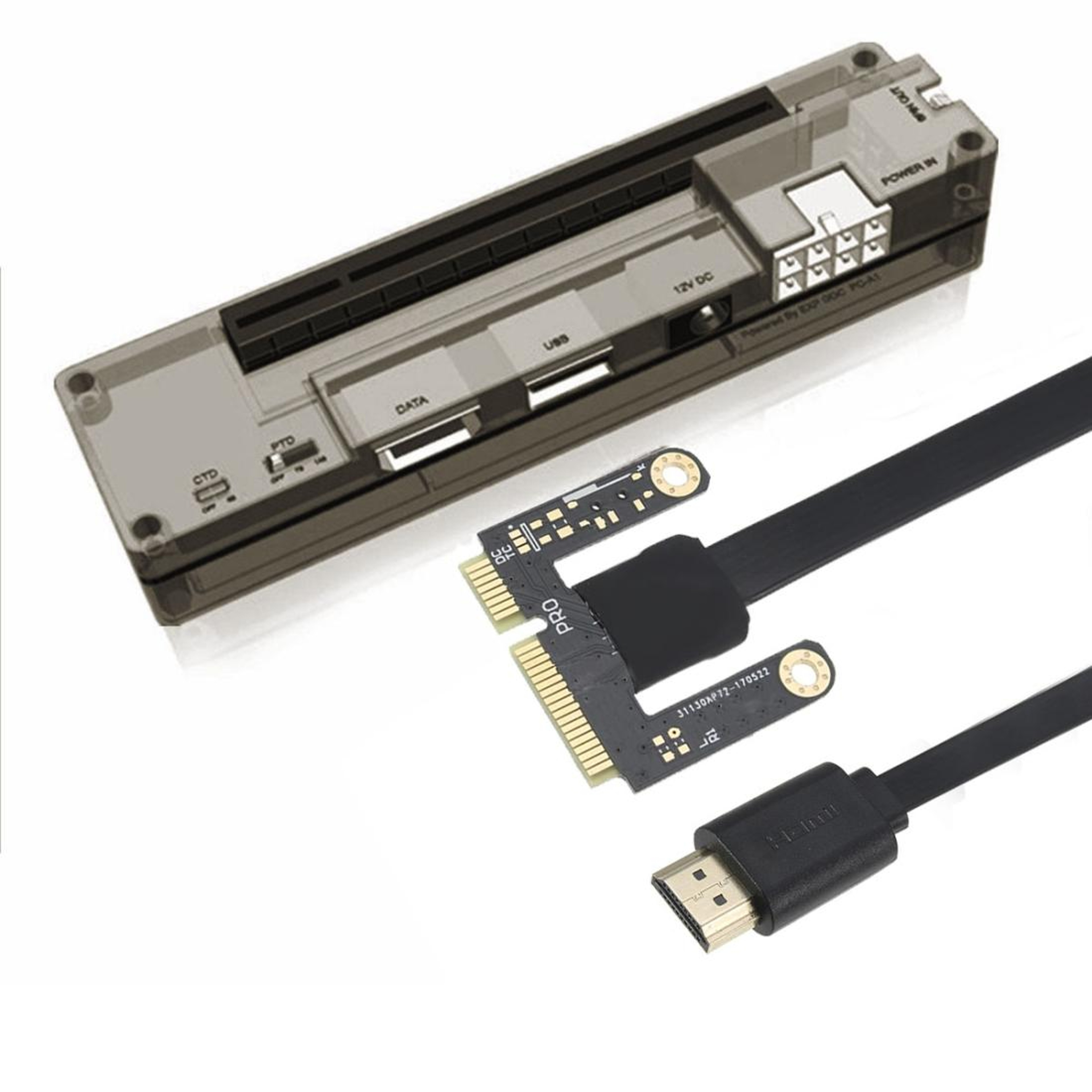 EXP GDC V8 Laptop eGPU Dock Mini PCIe External Graphics Card Adapter PCIe X16 – view 1