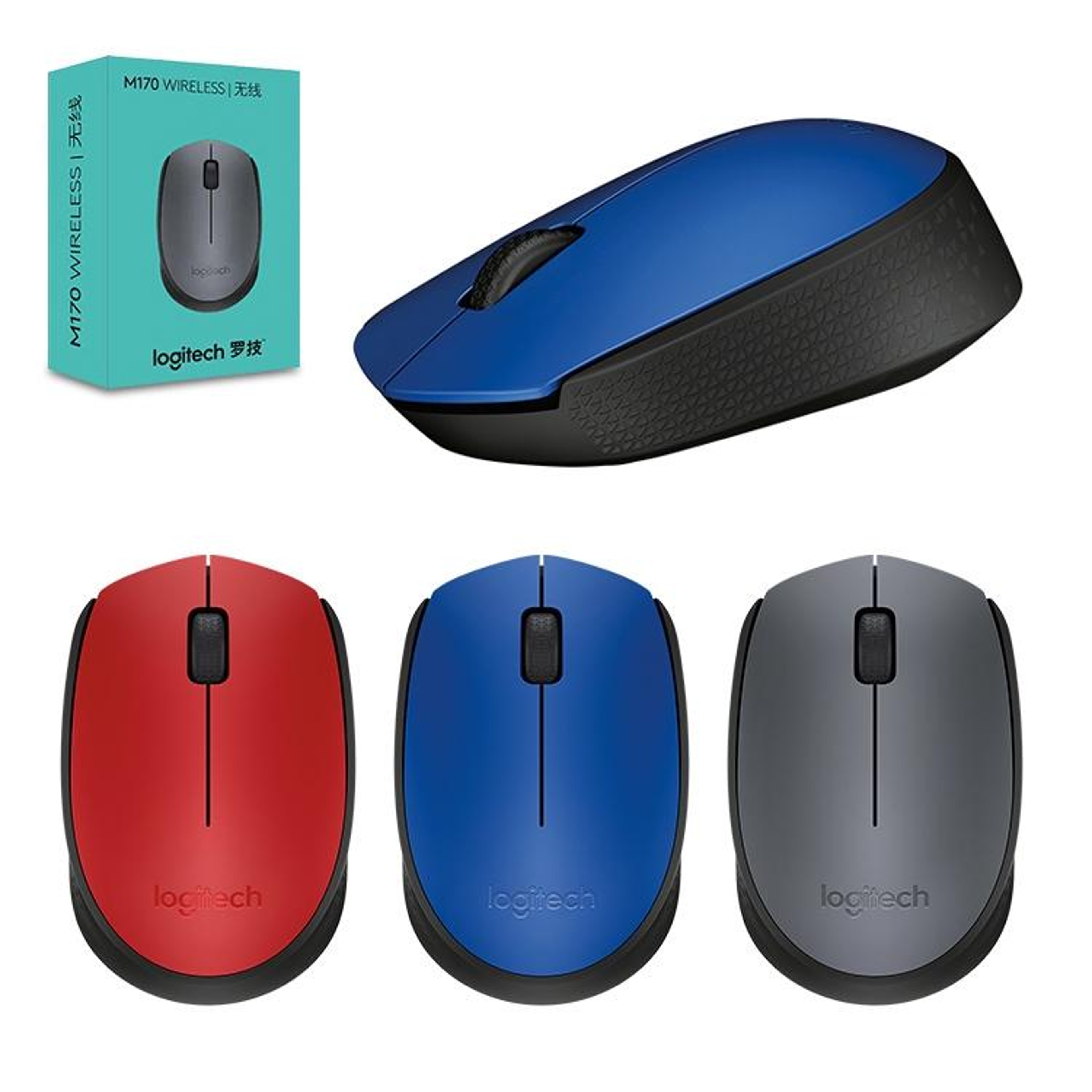 Logitech M170 Wireless Mouse 1000 DPI USB Plug and Play 2.4GHz Wireless Mouse – view 2