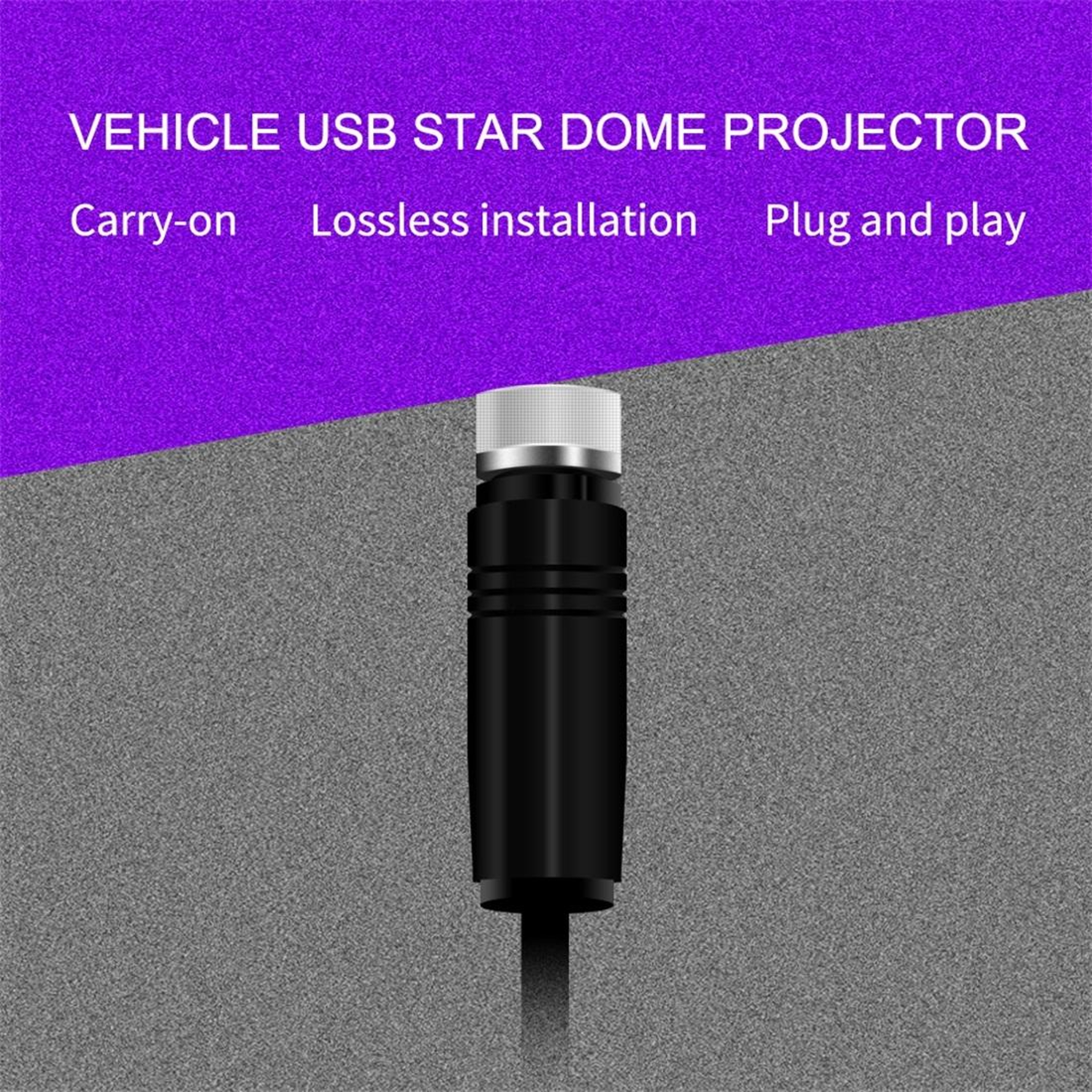USB Car Star Projector Light 360 Degree Flexible Car Interior Star Light with USB Ambient Lighting – view 4