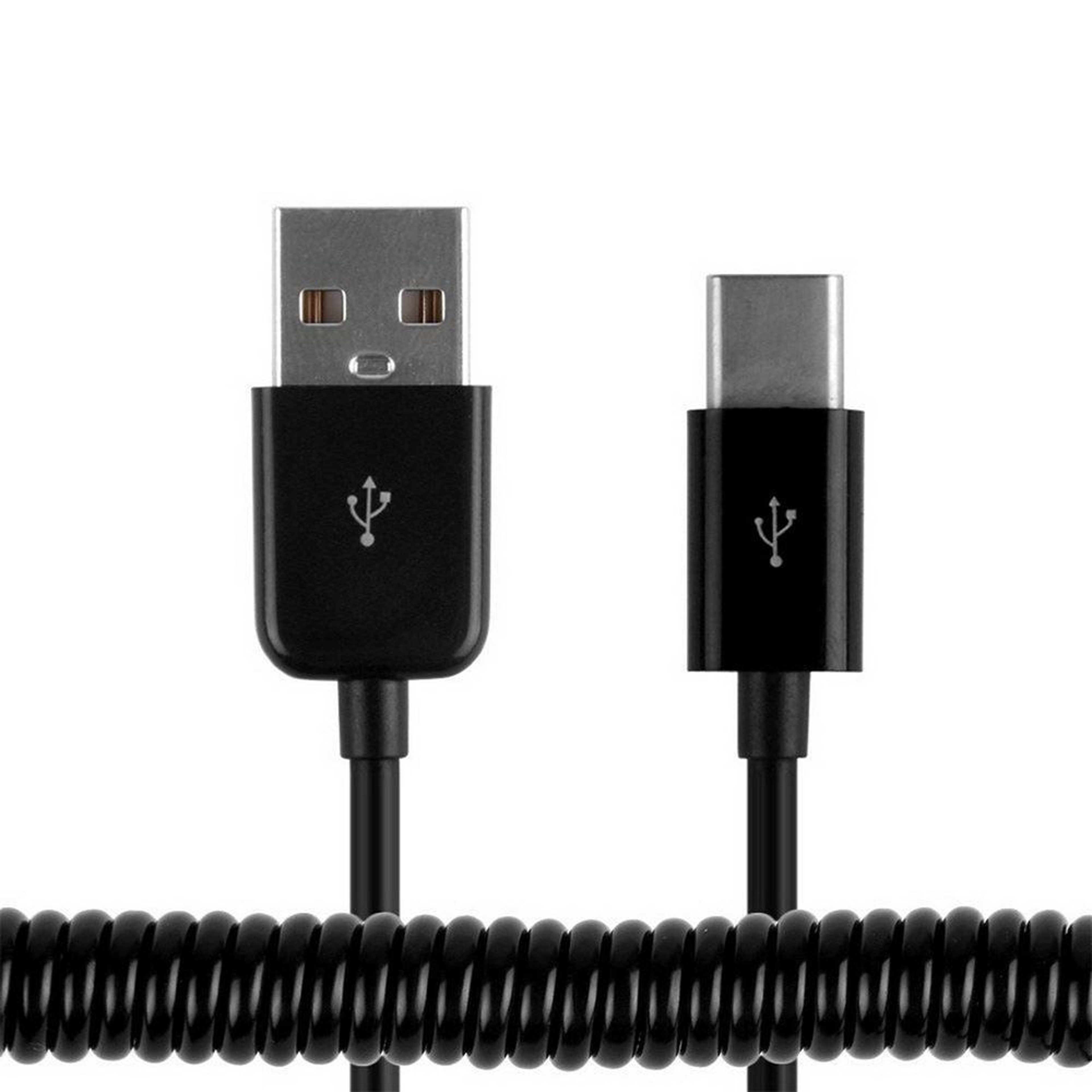 3m USB-C Charging Cable Type-C Data Sync Spring Cord for Fast Charging and Data Transfer – view 2