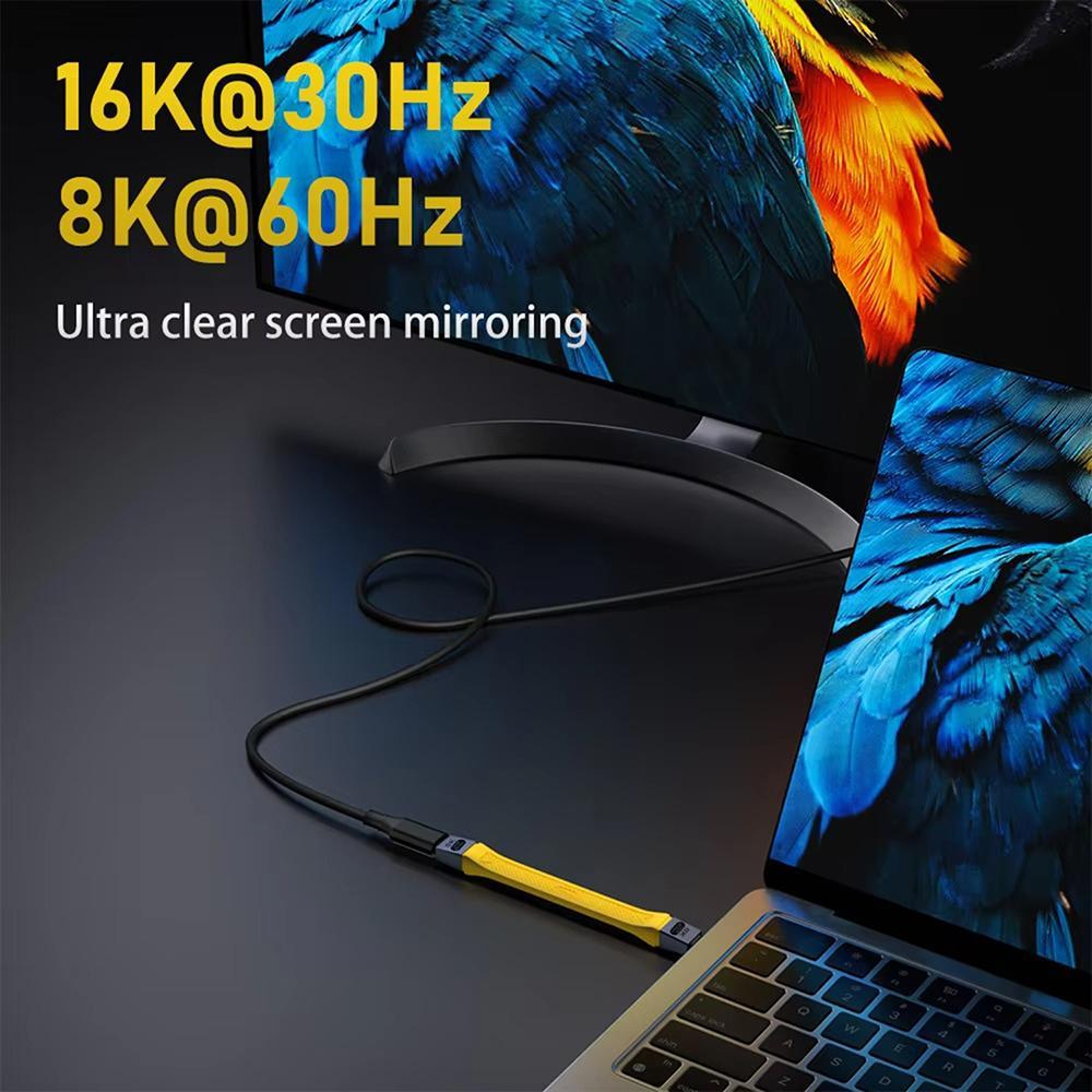 240W USB C Thunderbolt 5 Cable 80Gbps USB4 Cable 8K Fast Charging Type C Data Cable – view 6