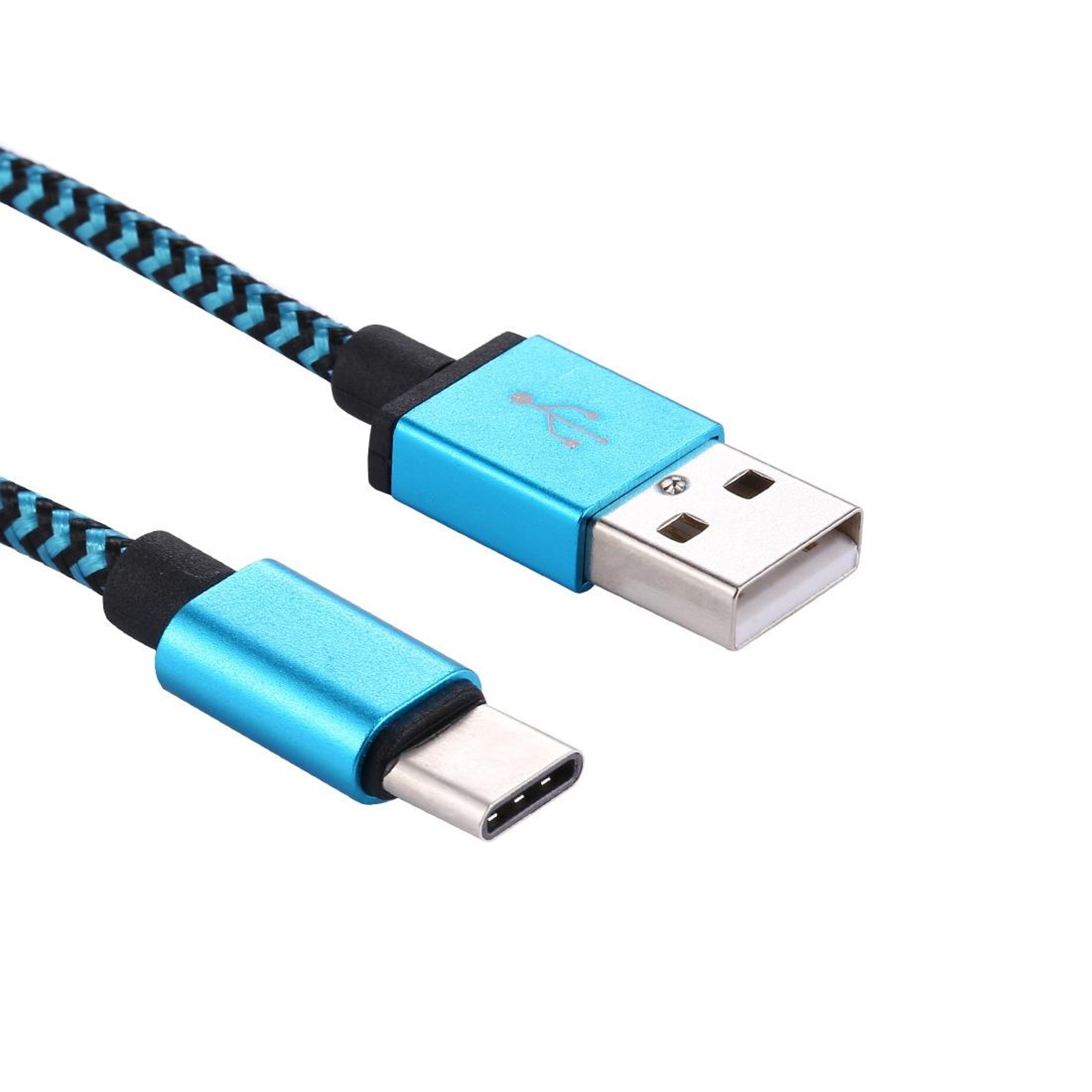 1m USBC Charging Cable Woven TypeC Data Sync Cable With Durable Metal Connectors 5
