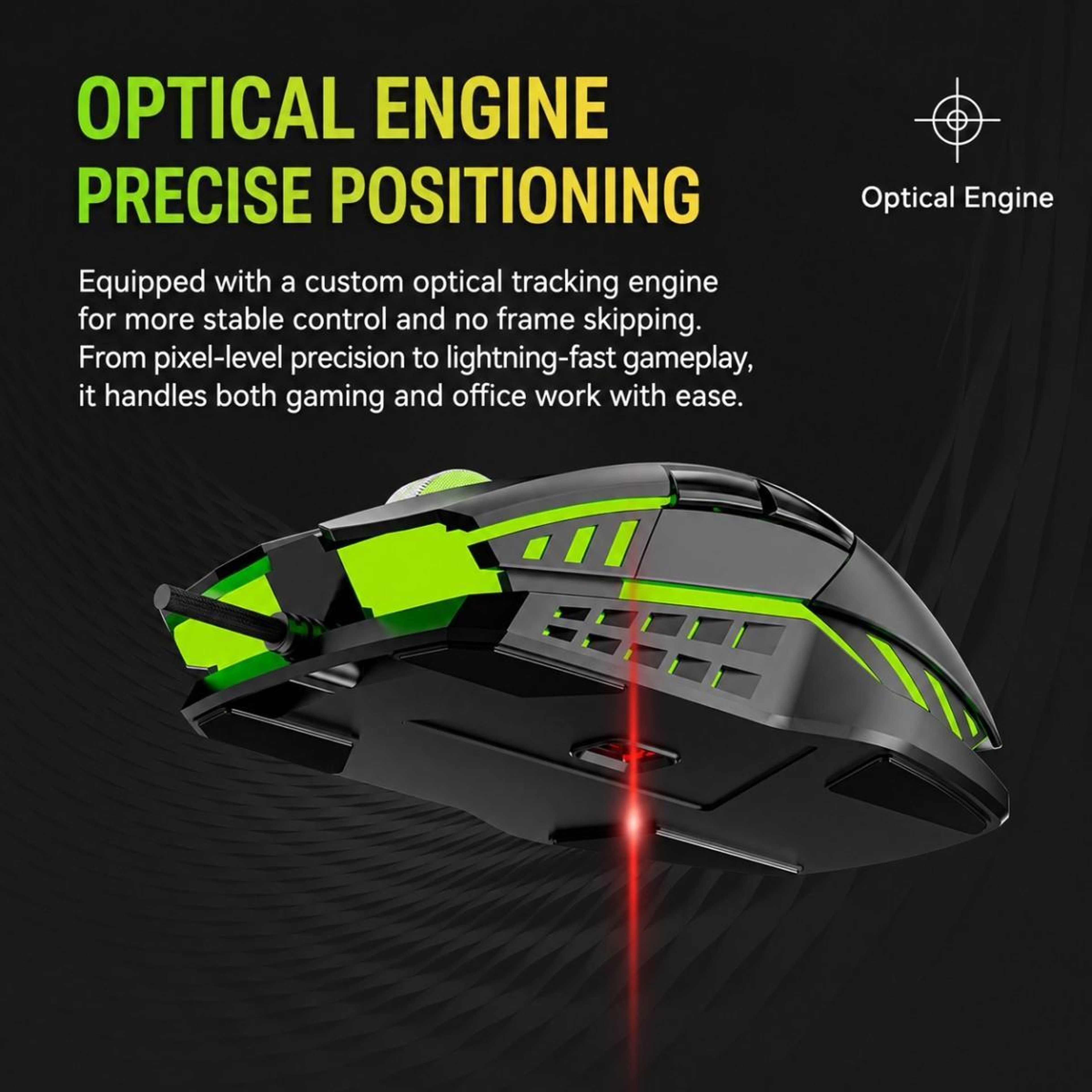 SHIPADOO G7 Gaming Mouse 8800 DPI USB Wired RGB Gaming Mouse with 7 Programmable Buttons – view 4