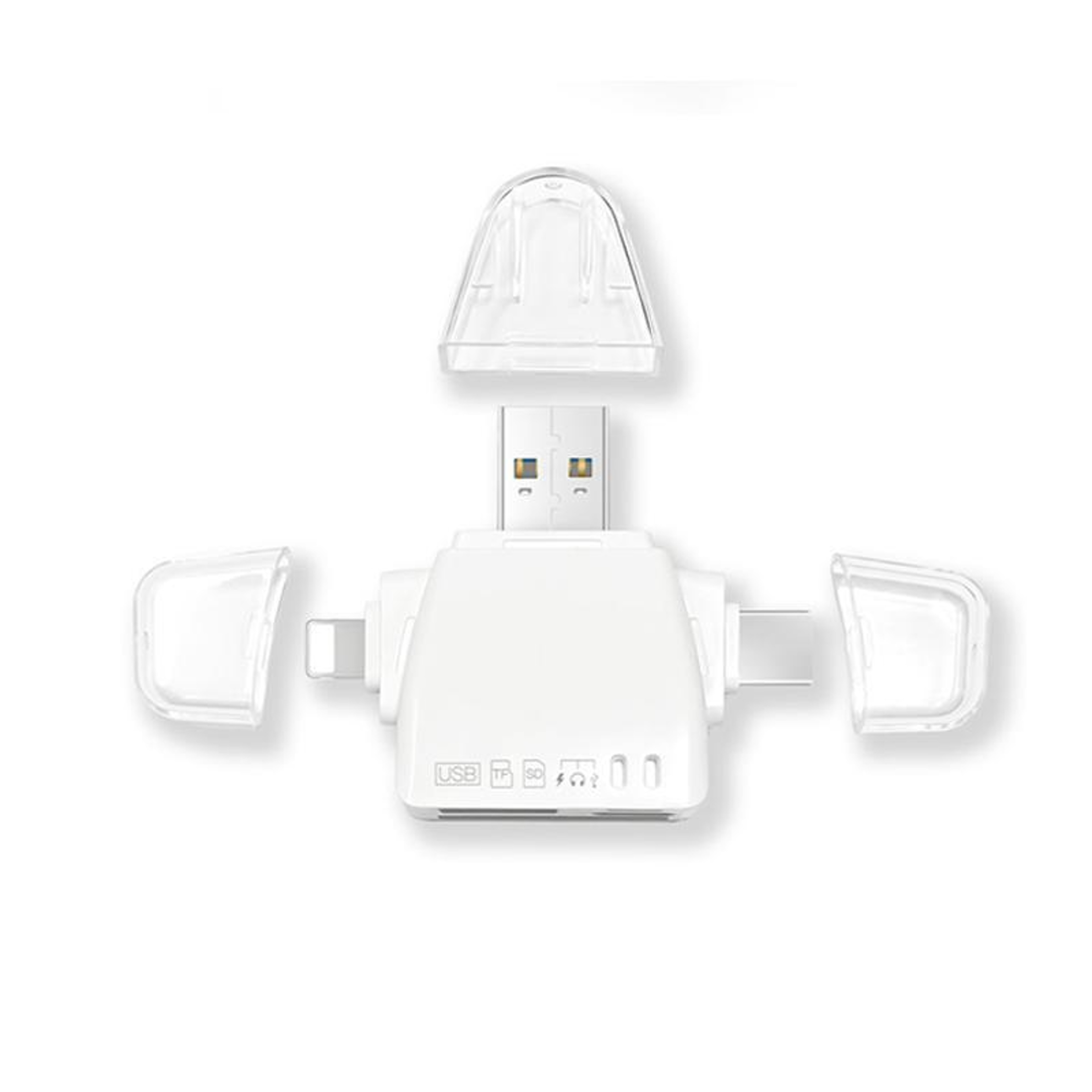 AJ 701 Universal Card Reader USB C Multi Card Reader for SD TF Memory Cards – view 9