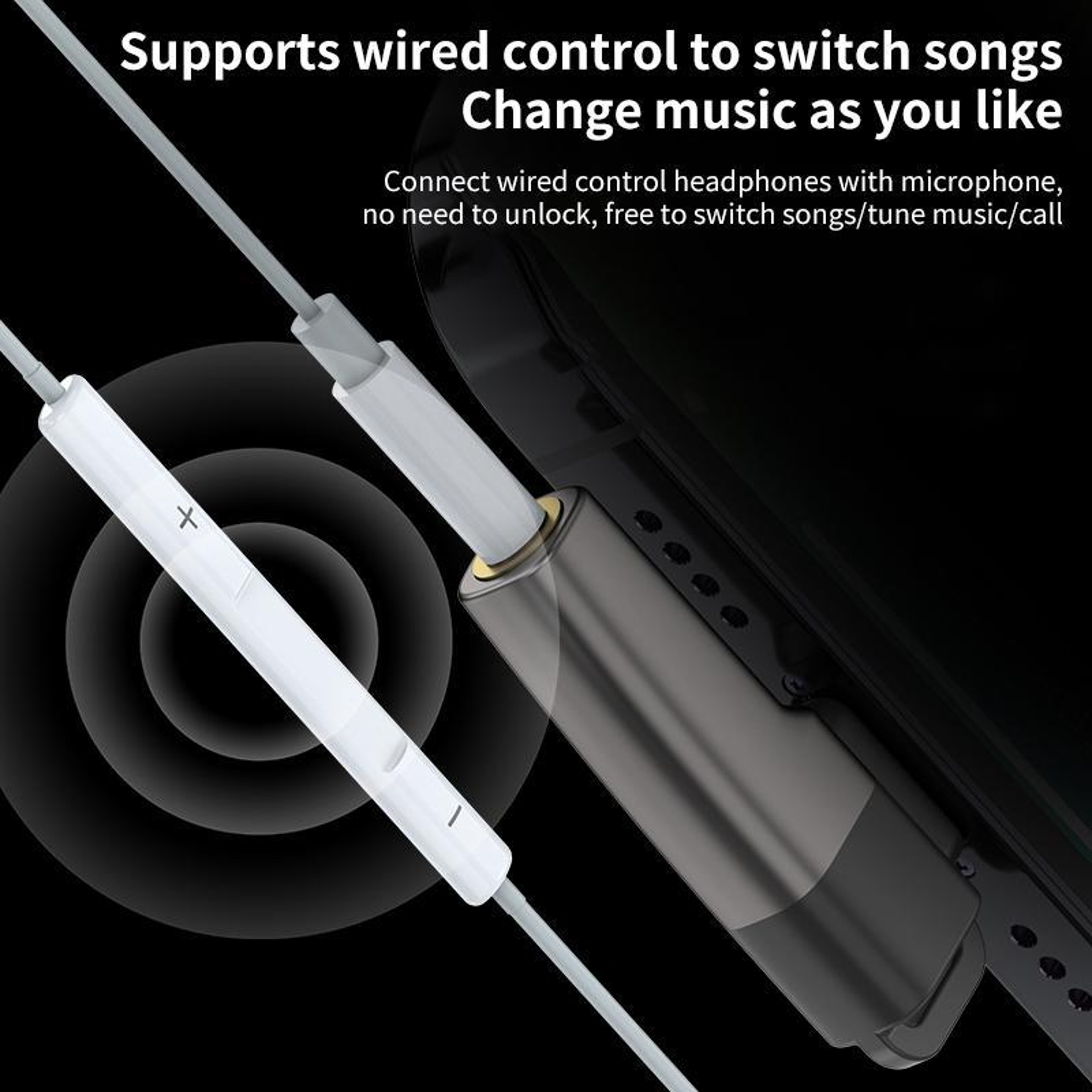 USB C to 3.5mm Adapter Type C Headphone Audio Converter for Wired Earphones – view 5