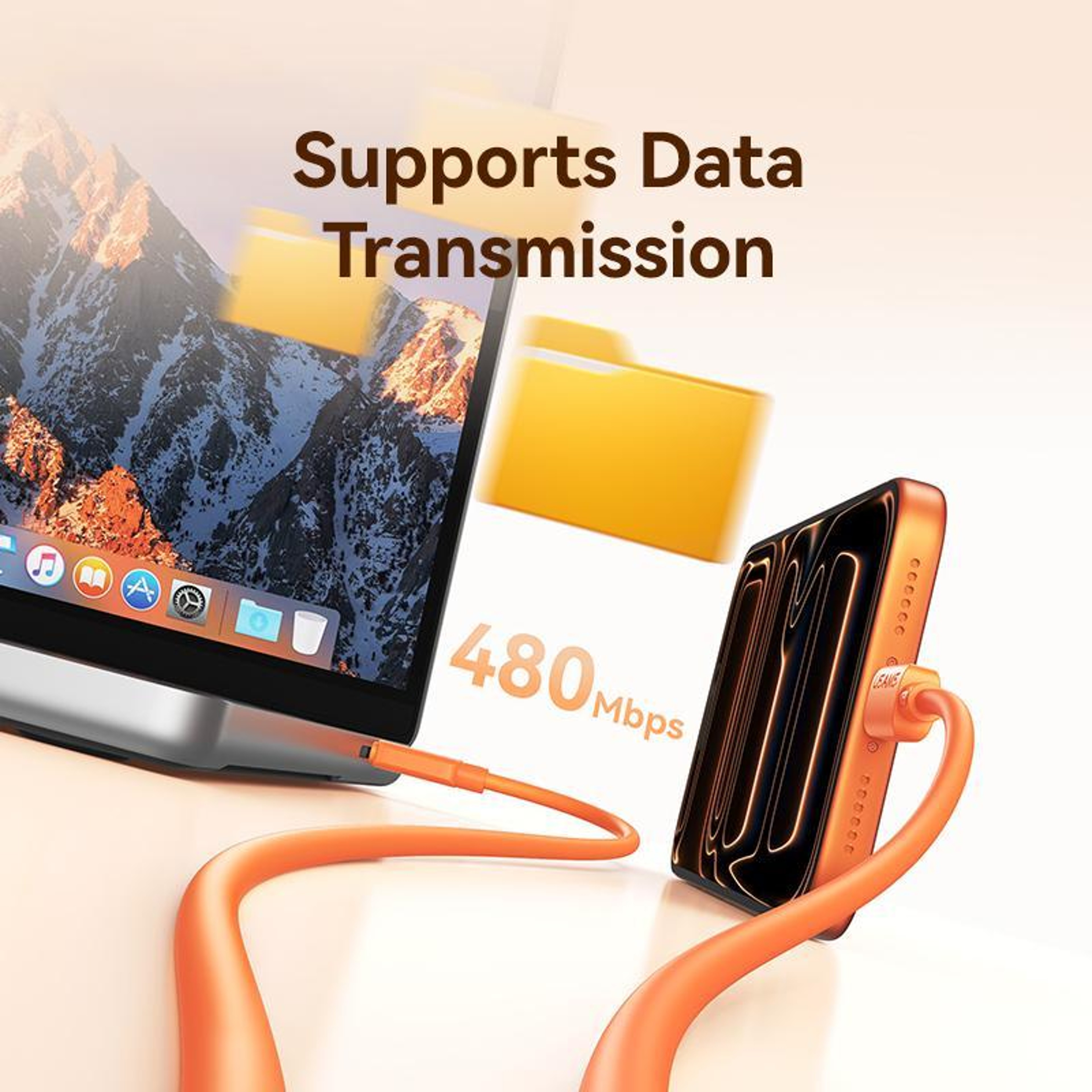 USAMS U98 3A USB to Type C Cable Fast Charging Silicone Data Cable 1M 18W – view 8