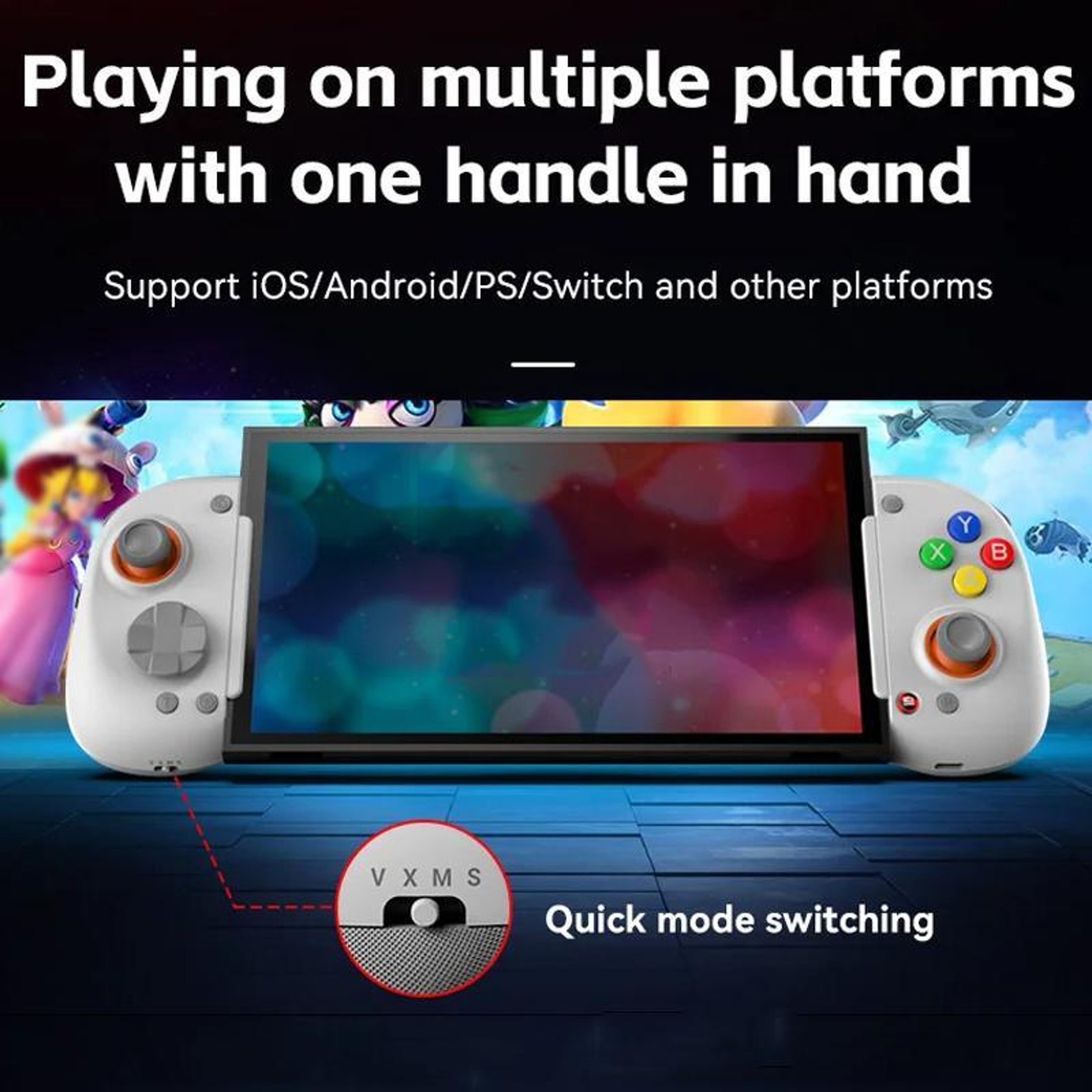 D8 Plus Mobile Game Controller Wireless Hall Effect Gamepad For Switch Android IPhone And PC 16