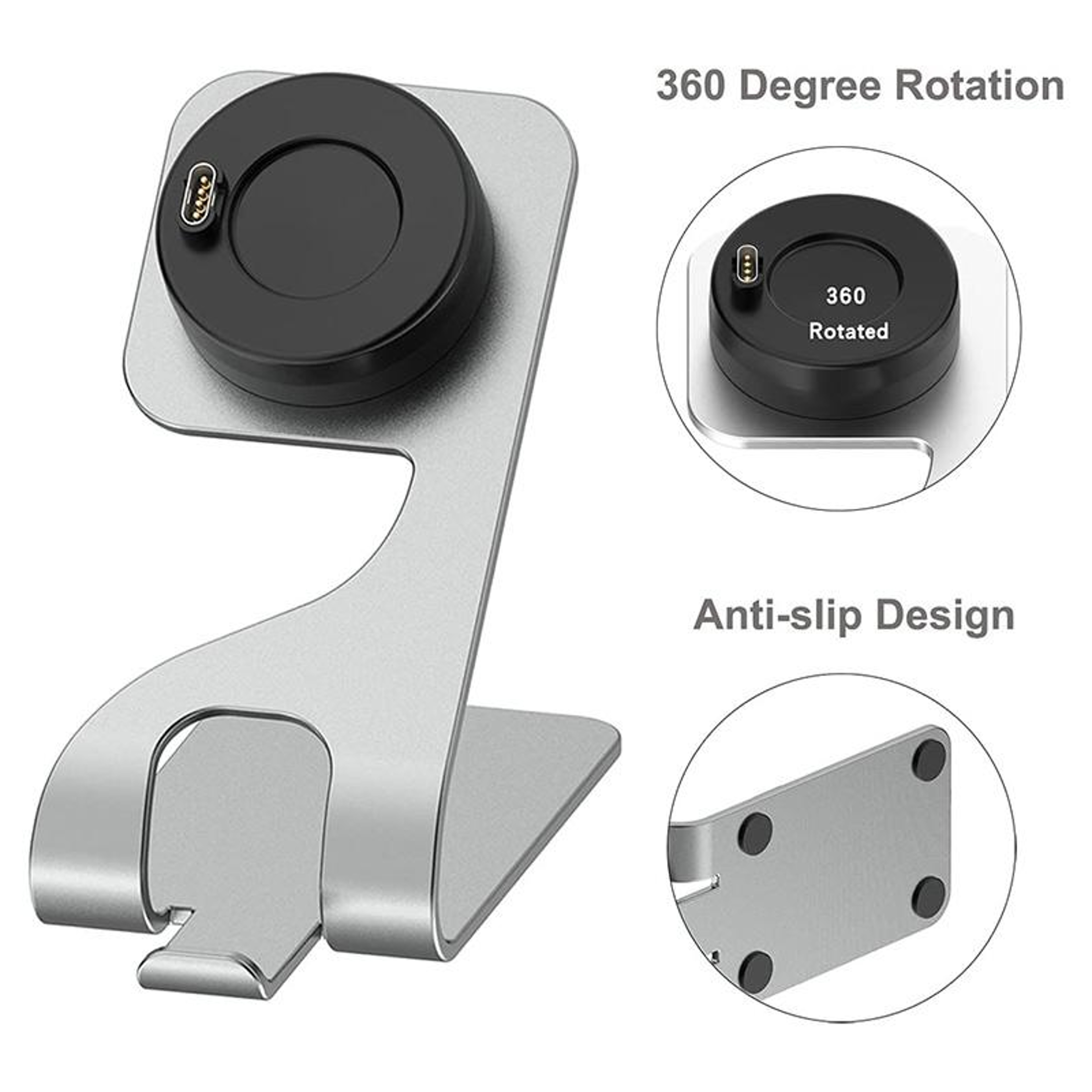 JUNSUNMAY Garmin Venu 3 Charger Dock with USB Fast Charging Cable for Venu 3 Venu 3S Active 5 – view 4