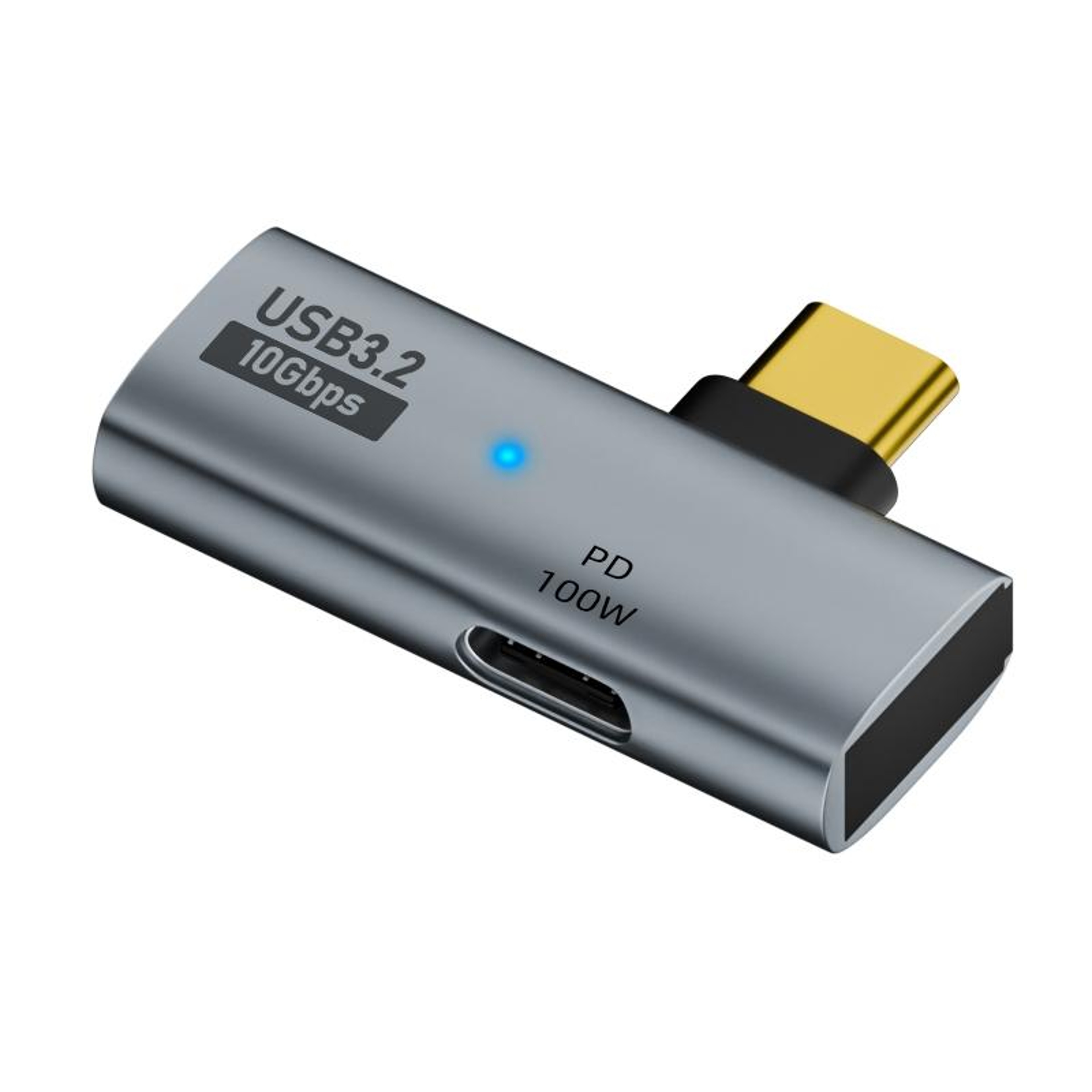 2 in 1 USB C OTG Adapter with 100W PD Charging Adapter and 10Gbps Data Transfer – view 2
