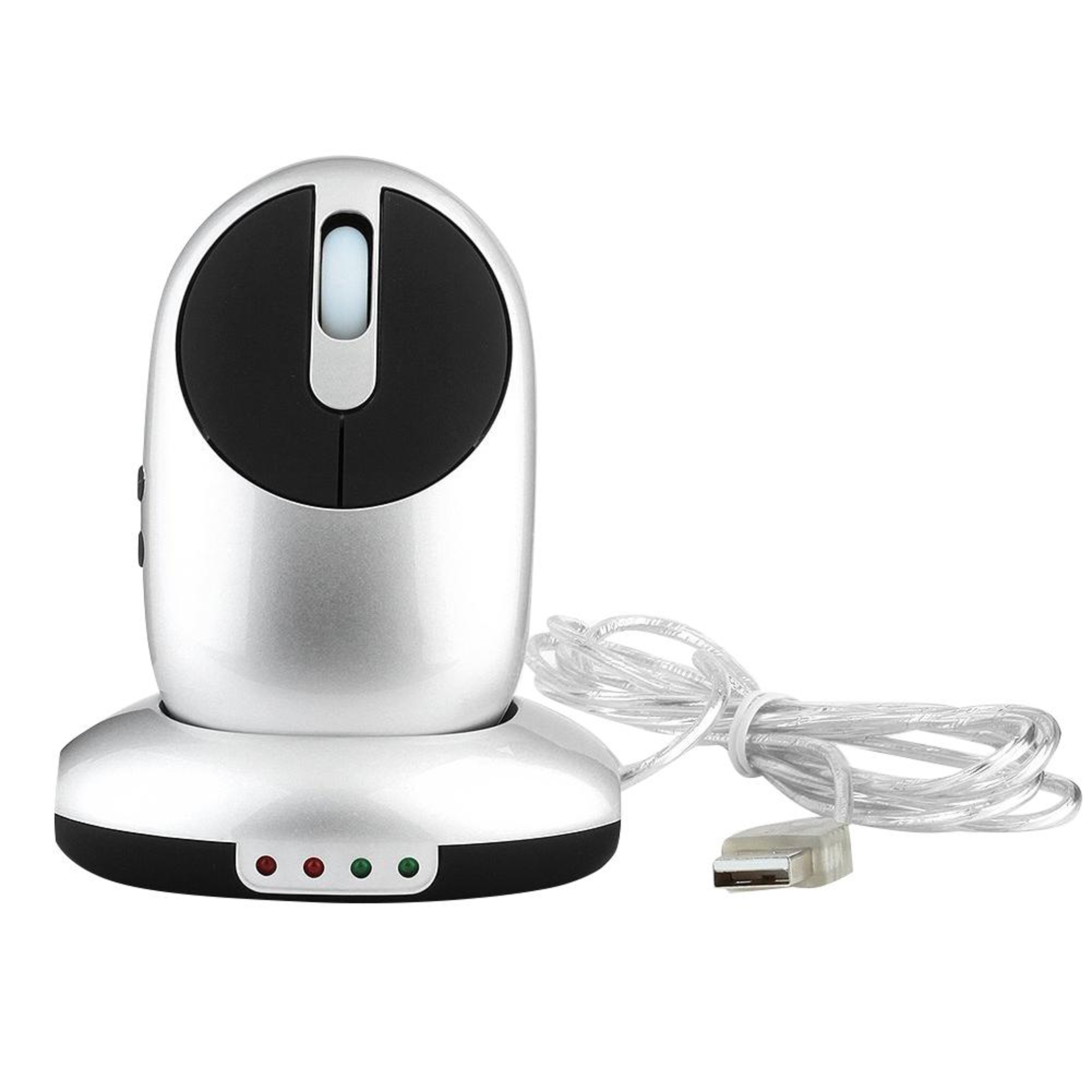 MZ-012 Wireless Rechargeable Mouse with 3 Port USB Hub Mouse and Charging Dock – view 4