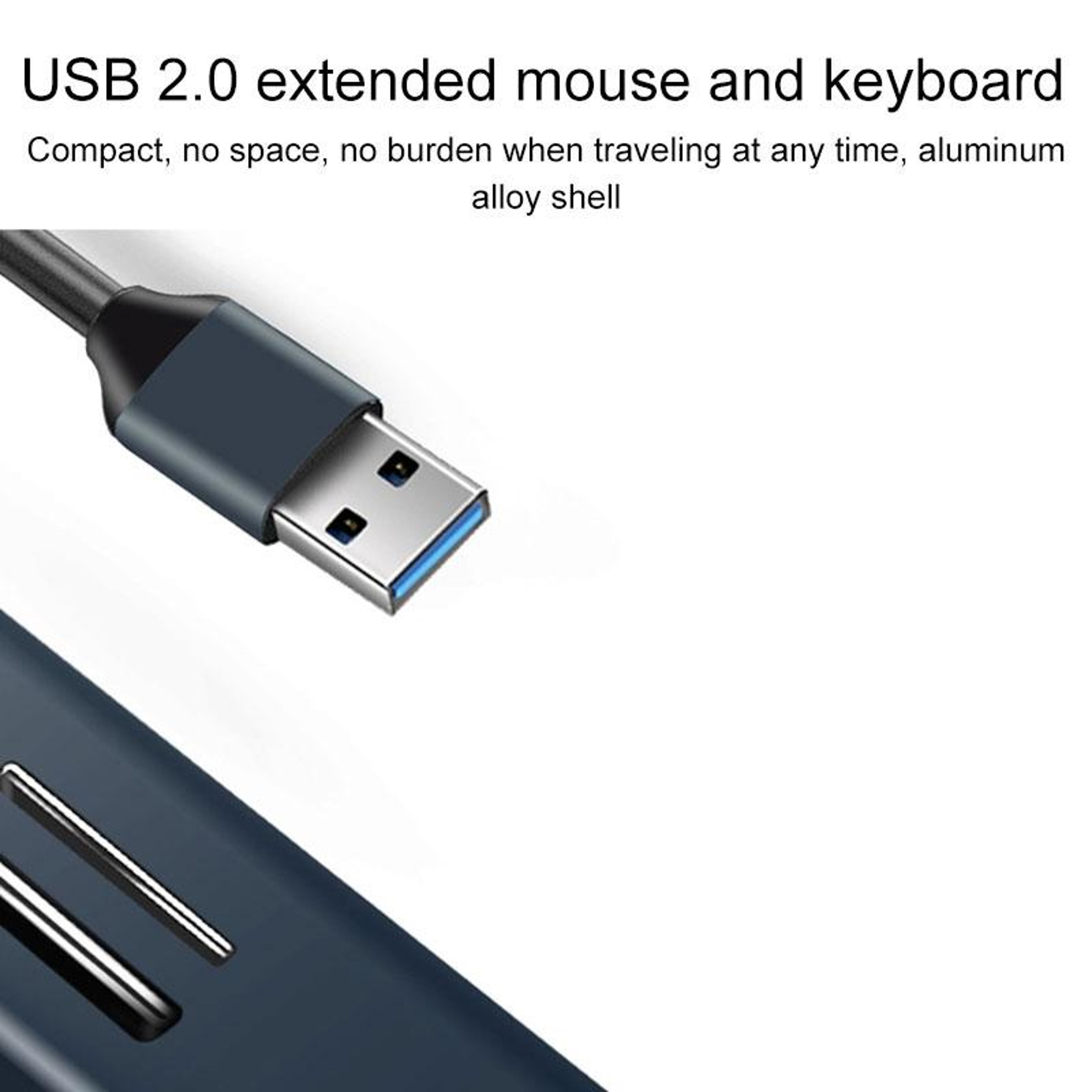 15101 USB 3.0 Hub with SD TF Card Reader and 3 USB Ports OTG Adapter – view 3