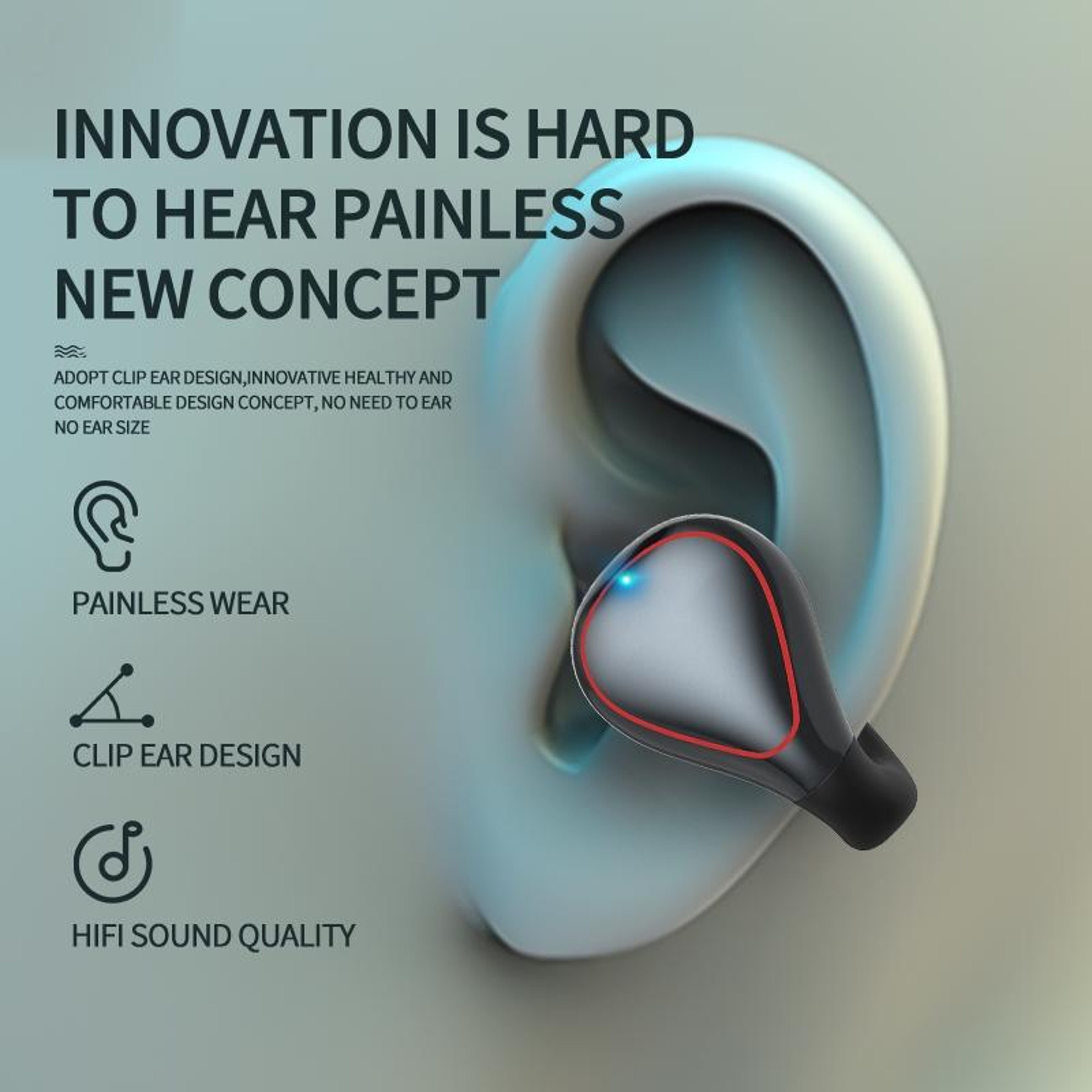 T20 Bluetooth 5.0 Earbuds Wireless TWS Earphones with LED Charging Case and Touch Control – view 4