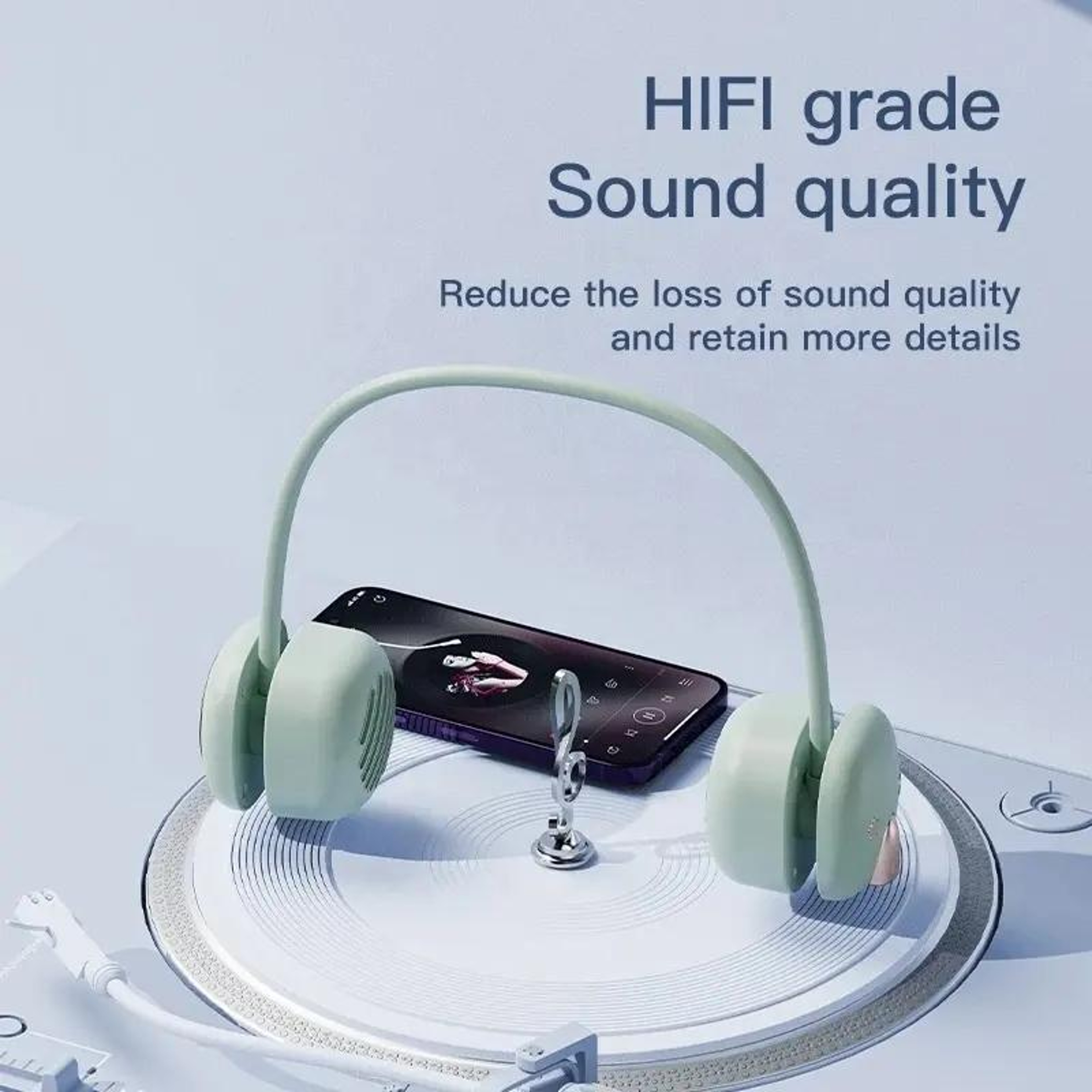 T5 Wearable Bluetooth Neck Speaker Portable Wireless Bluetooth Speaker with LED Light – view 7