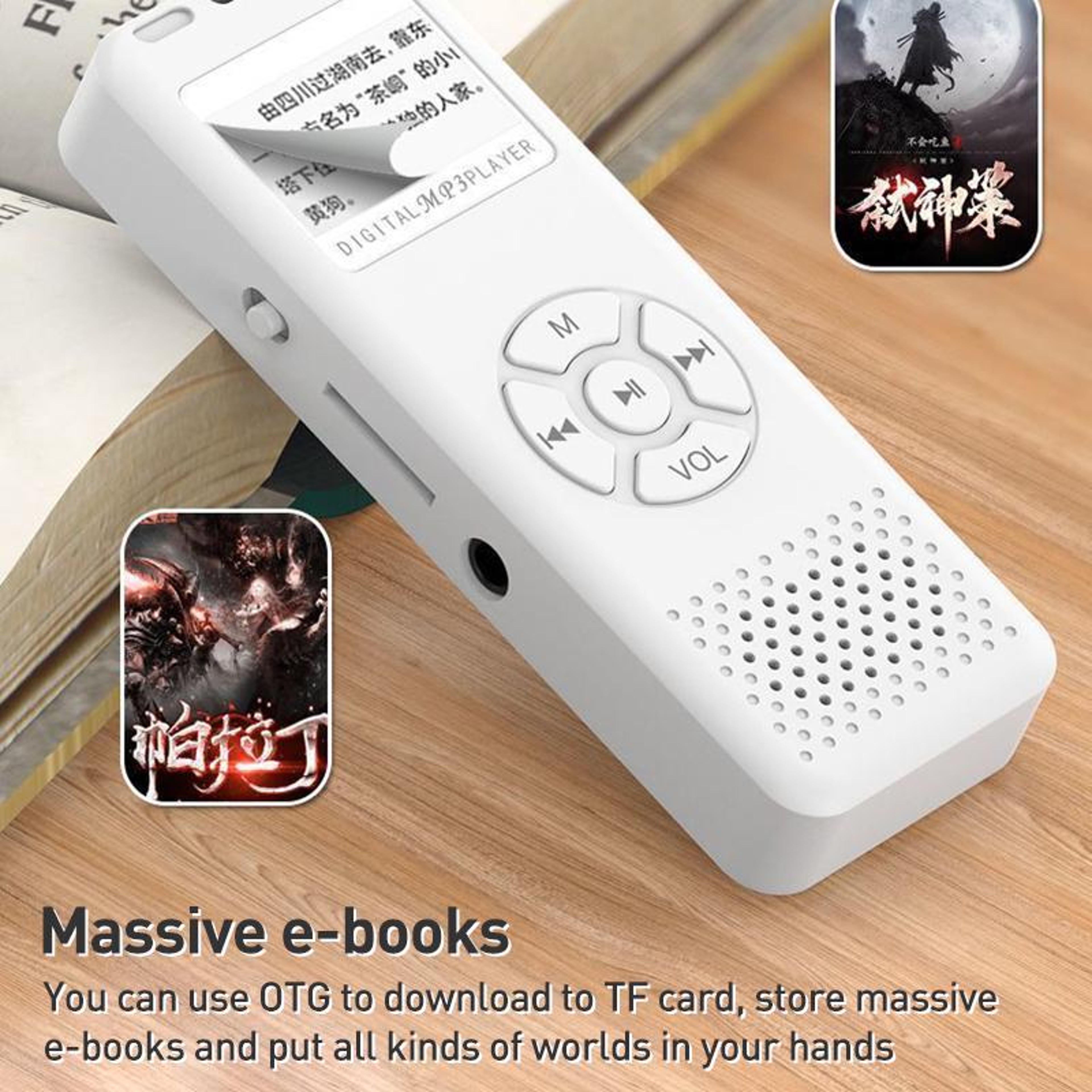T09 Bluetooth MP3 Player Portable Music Player with Digital Screen HiFi Audio FM Radio – view 9