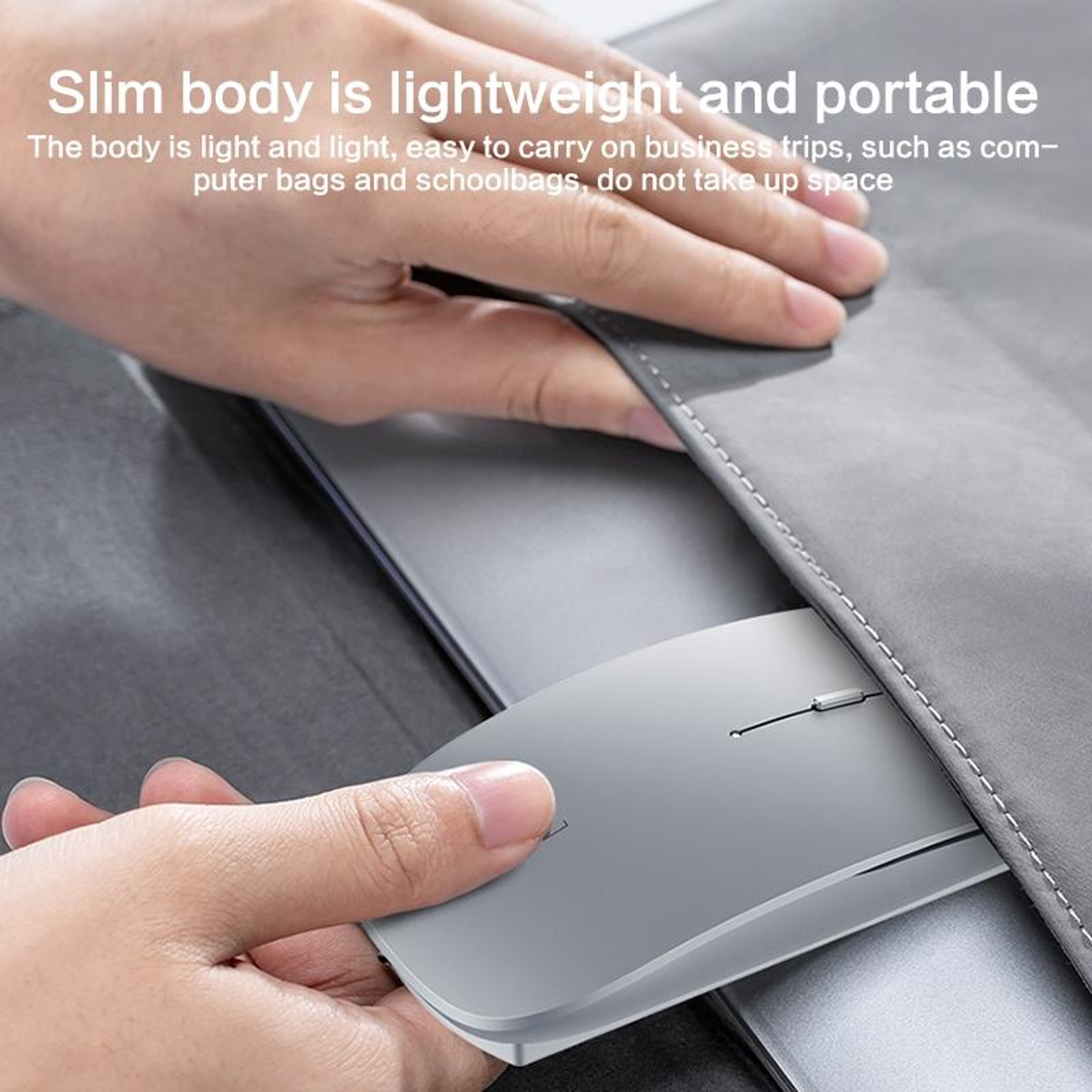 ZGA Dual Mode Wireless Mouse Bluetooth 5.0 Rechargeable Silent Portable Computer Mouse – view 6