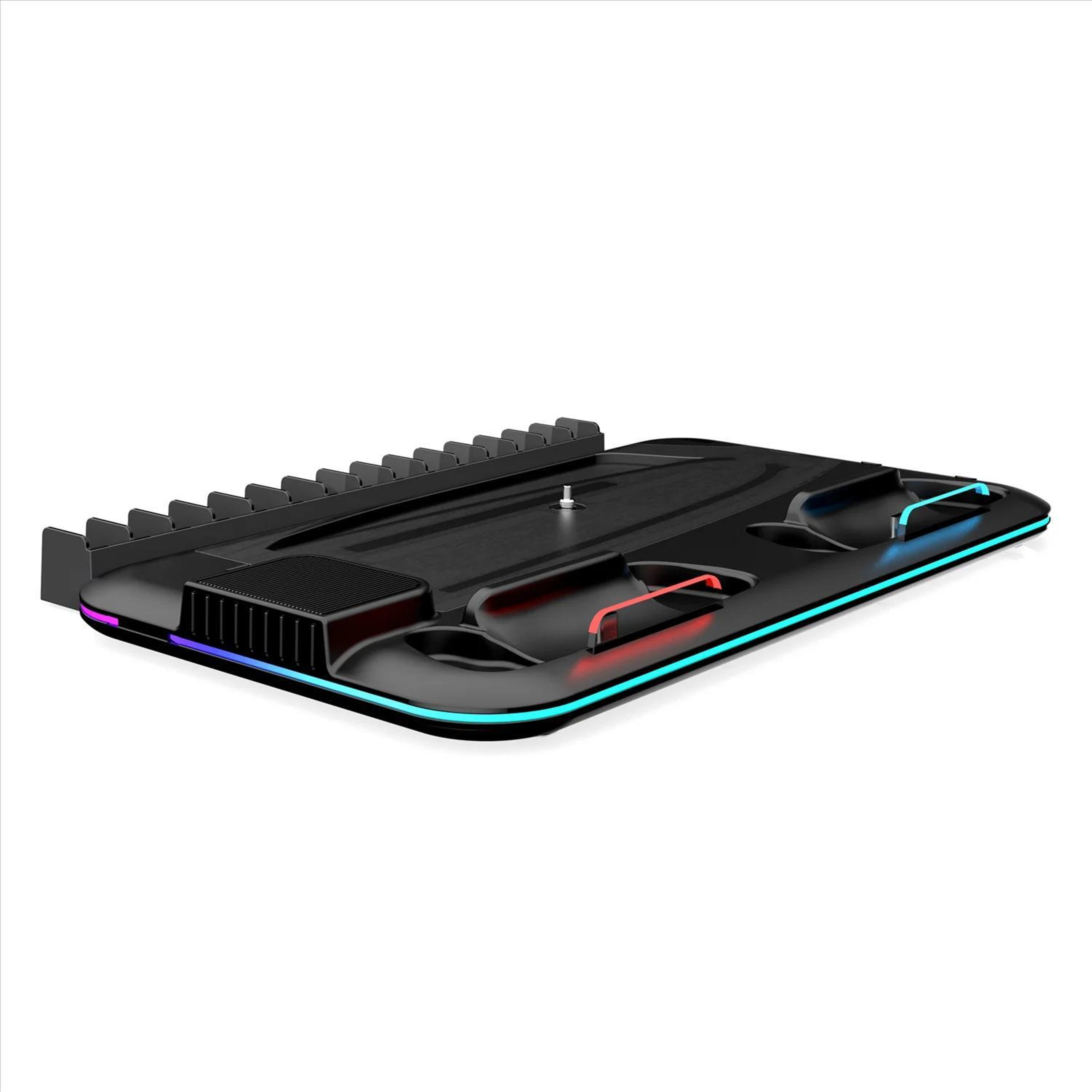 PS5 Cooling Stand with Dual Controller Charging Station and Game Storage for PS5 Slim Pro – view 2