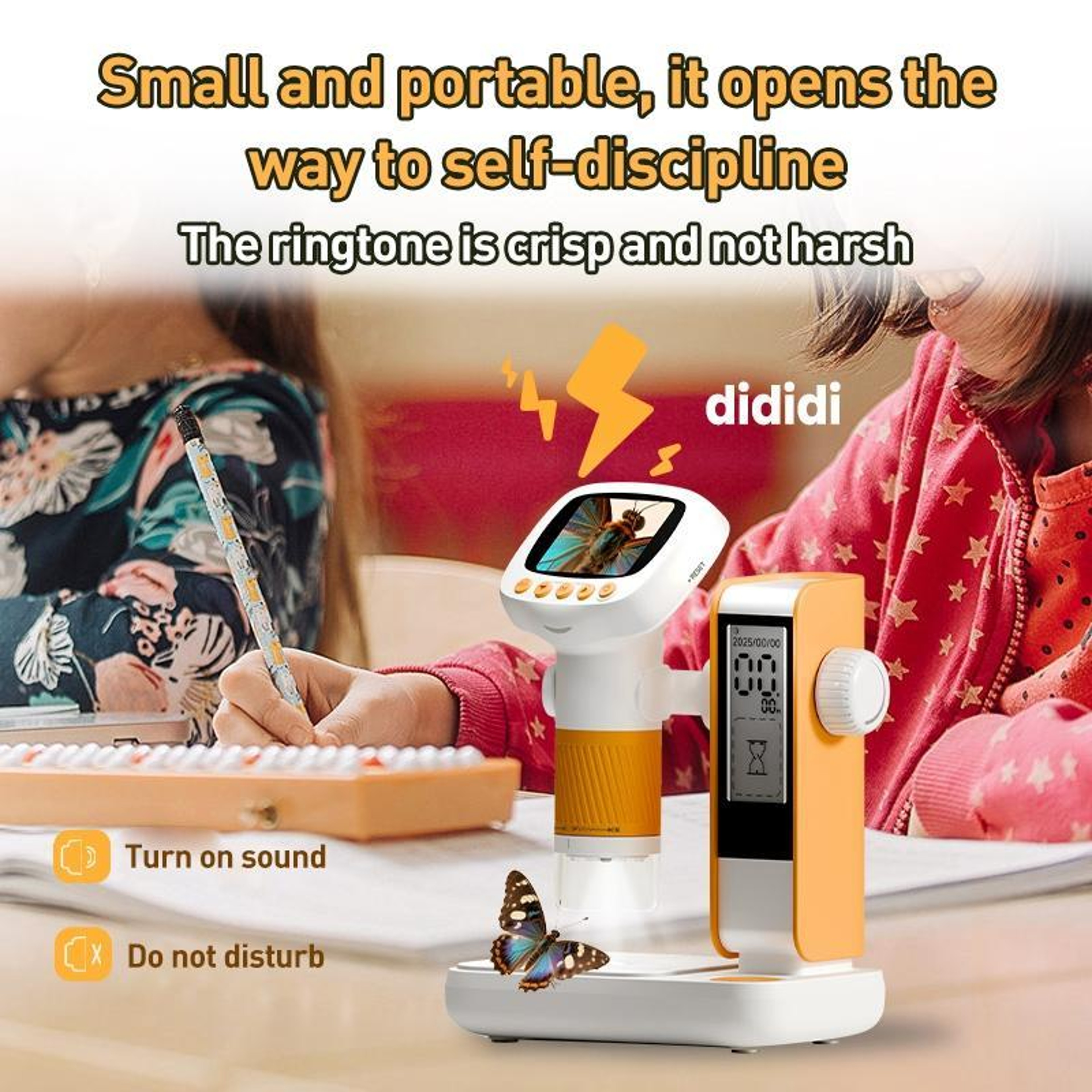 CM5 HD Digital Microscope with 2 Inch IPS Screen USB Portable Electronic Microscope – view 5