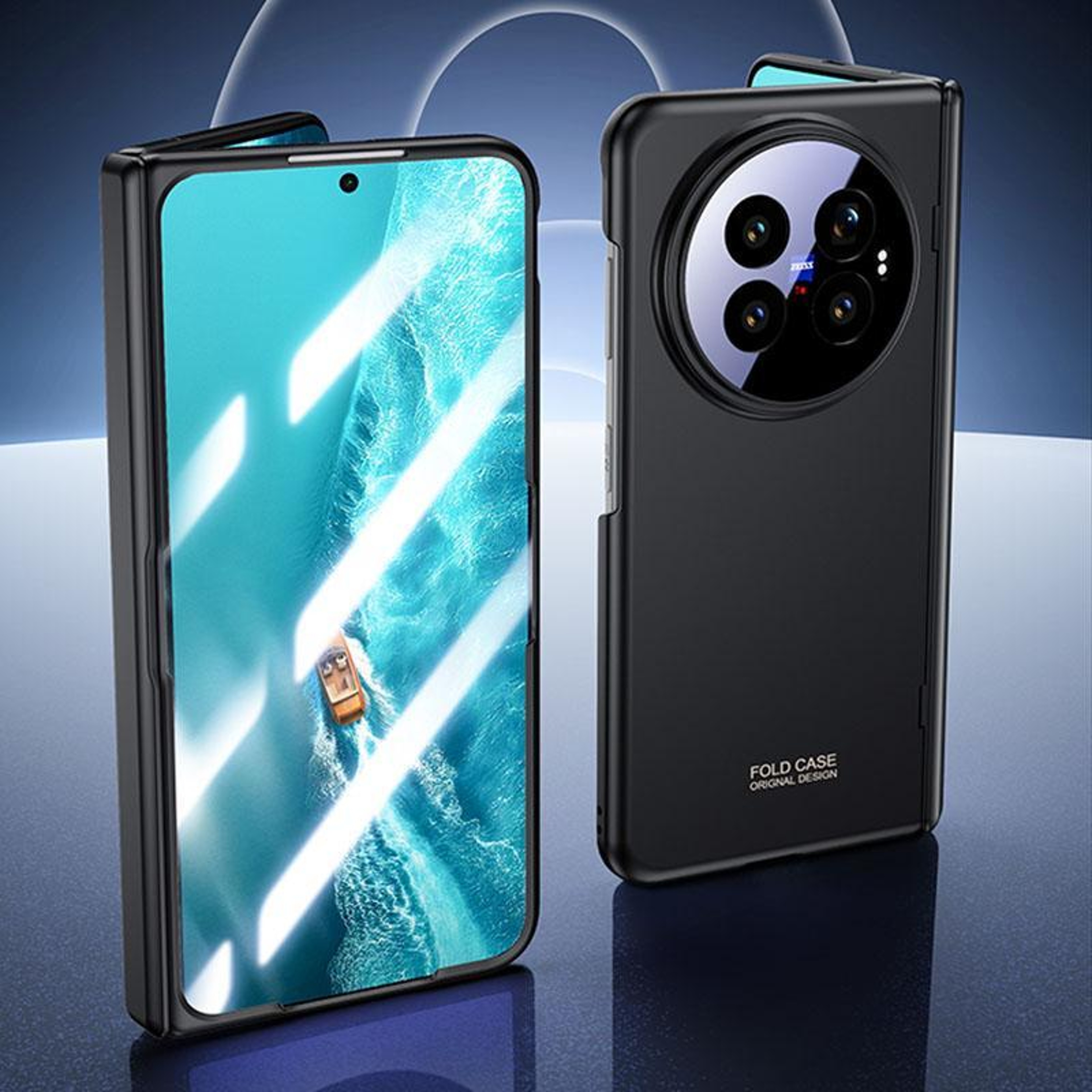 vivo X Fold6 Case with Hinge Protection Built In Screen Protector Frosted PC Foldable Phone Cover – view 7
