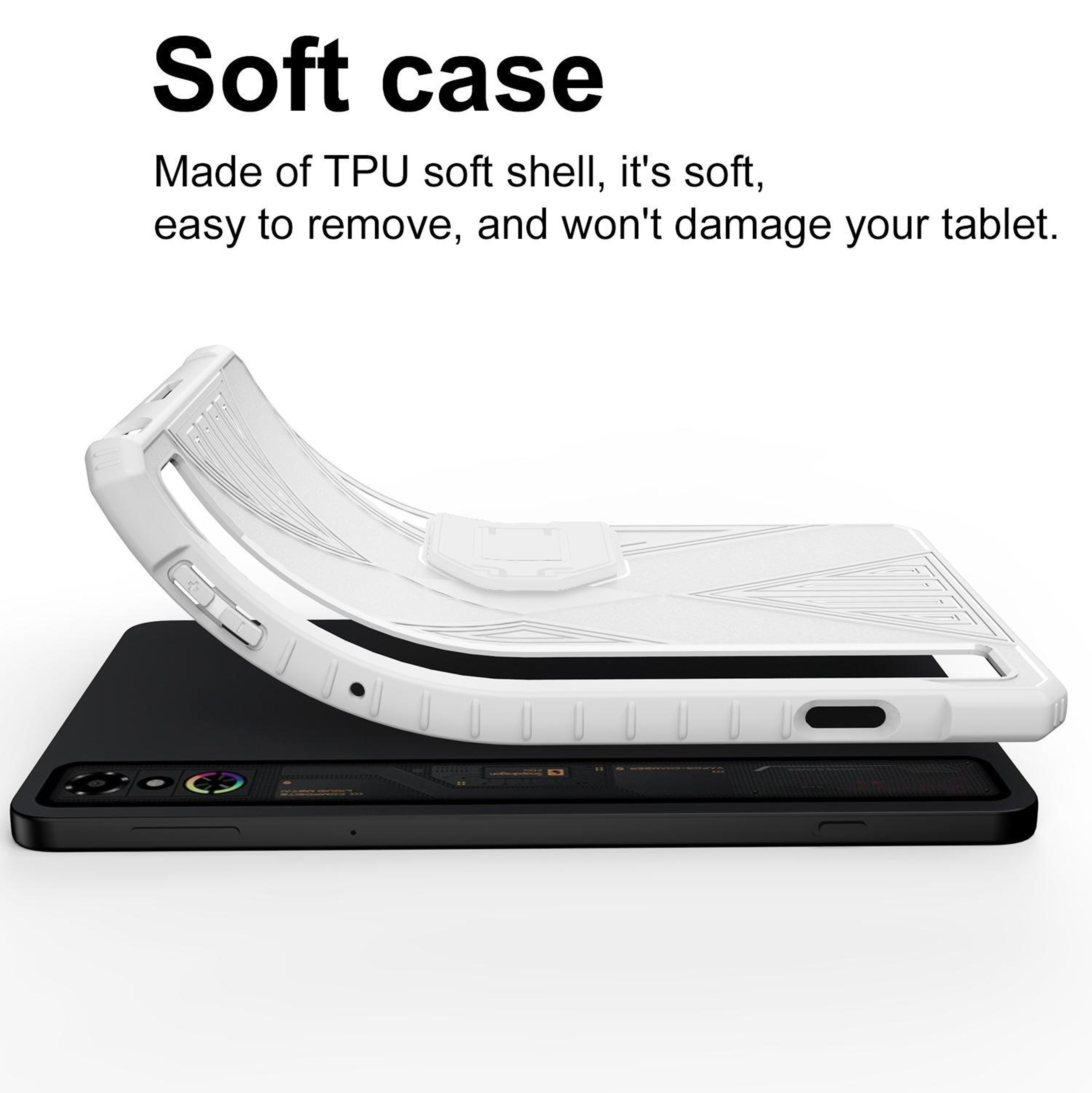 ZTE RedMagic Astra Shockproof Tablet Case with Stand TPU Protective Gaming Tablet Cover – view 4