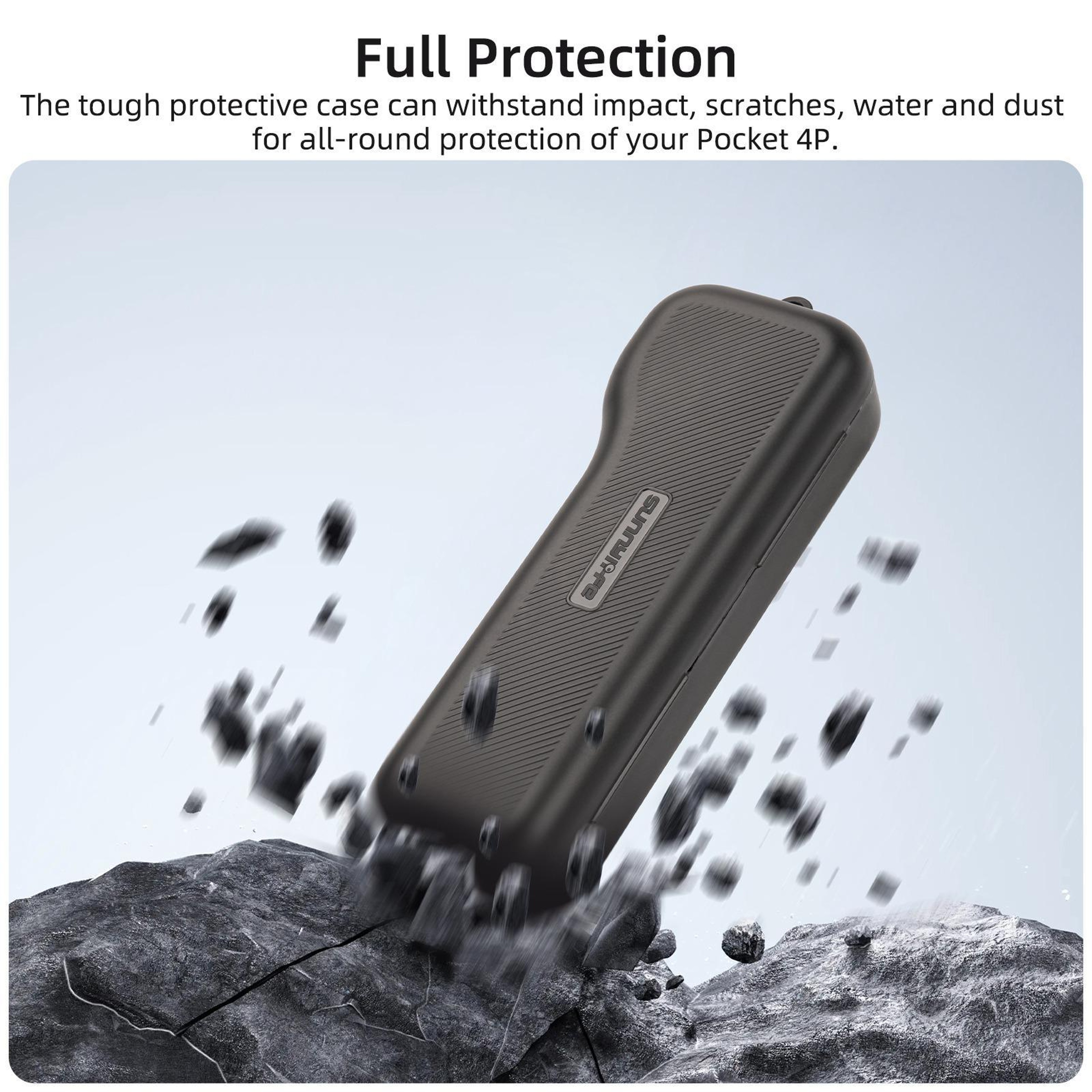 Sunnylife DJI Osmo Pocket 4 case Shockproof Gimbal Protector Storage Case with Filter Slots and Lanyard – view 13