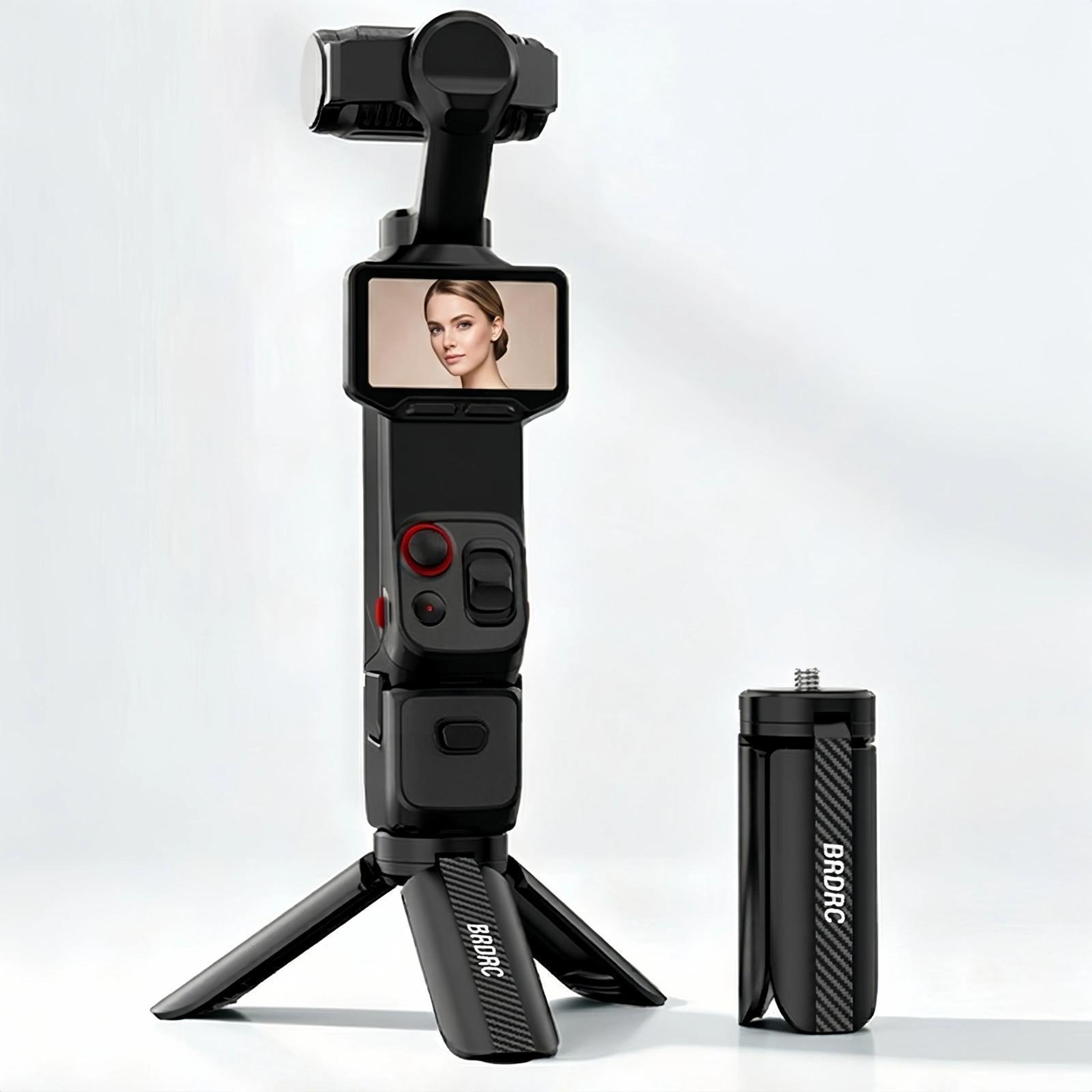 BRDRC DJI Osmo Pocket Tripod Desktop Camera Mount Mini Tripod Stand for Pocket 4P 4 3 – view 1