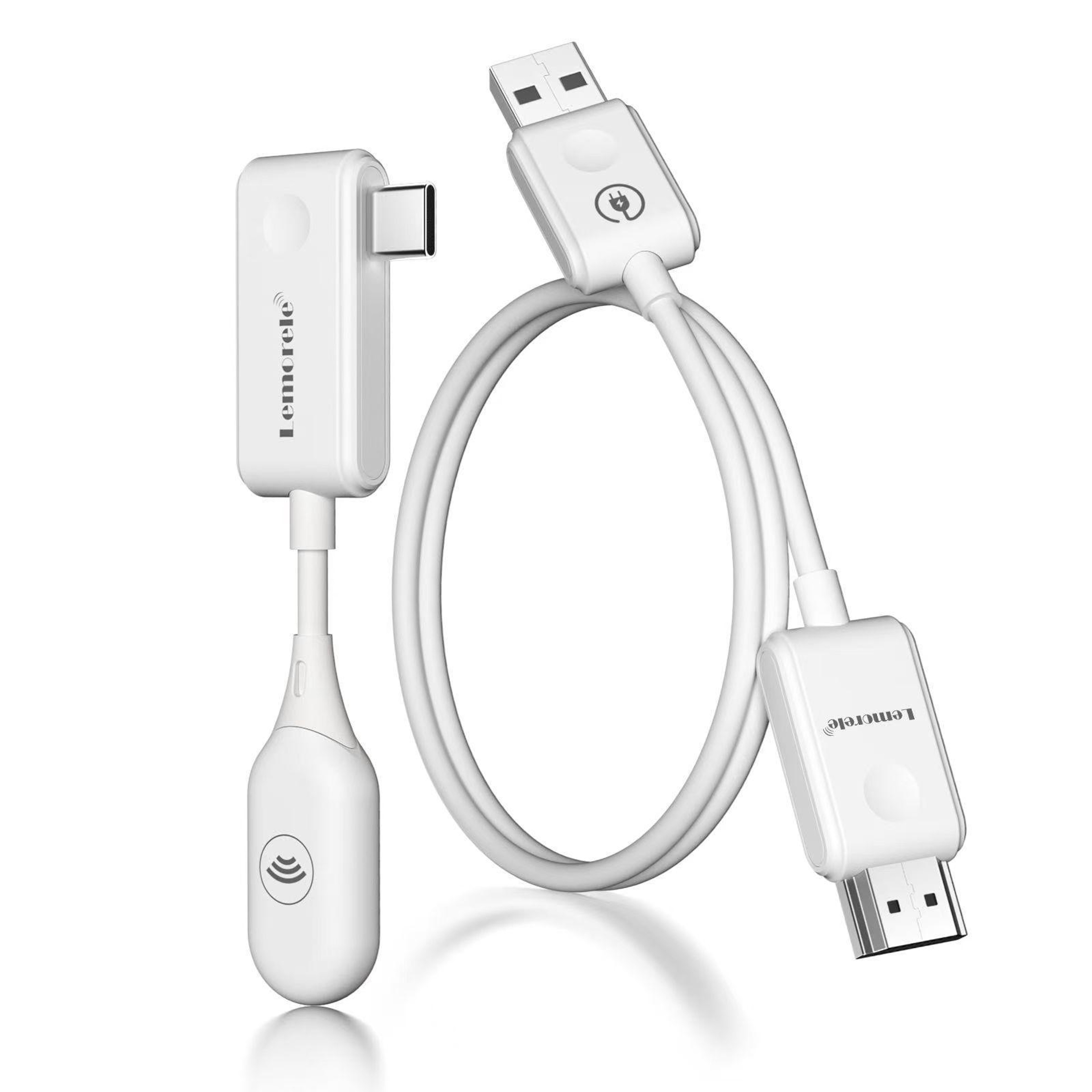 Lemorele P10 Wireless HDMI Transmitter USB C Wireless Display Adapter 1080P 5GHz 50M Range – view 1