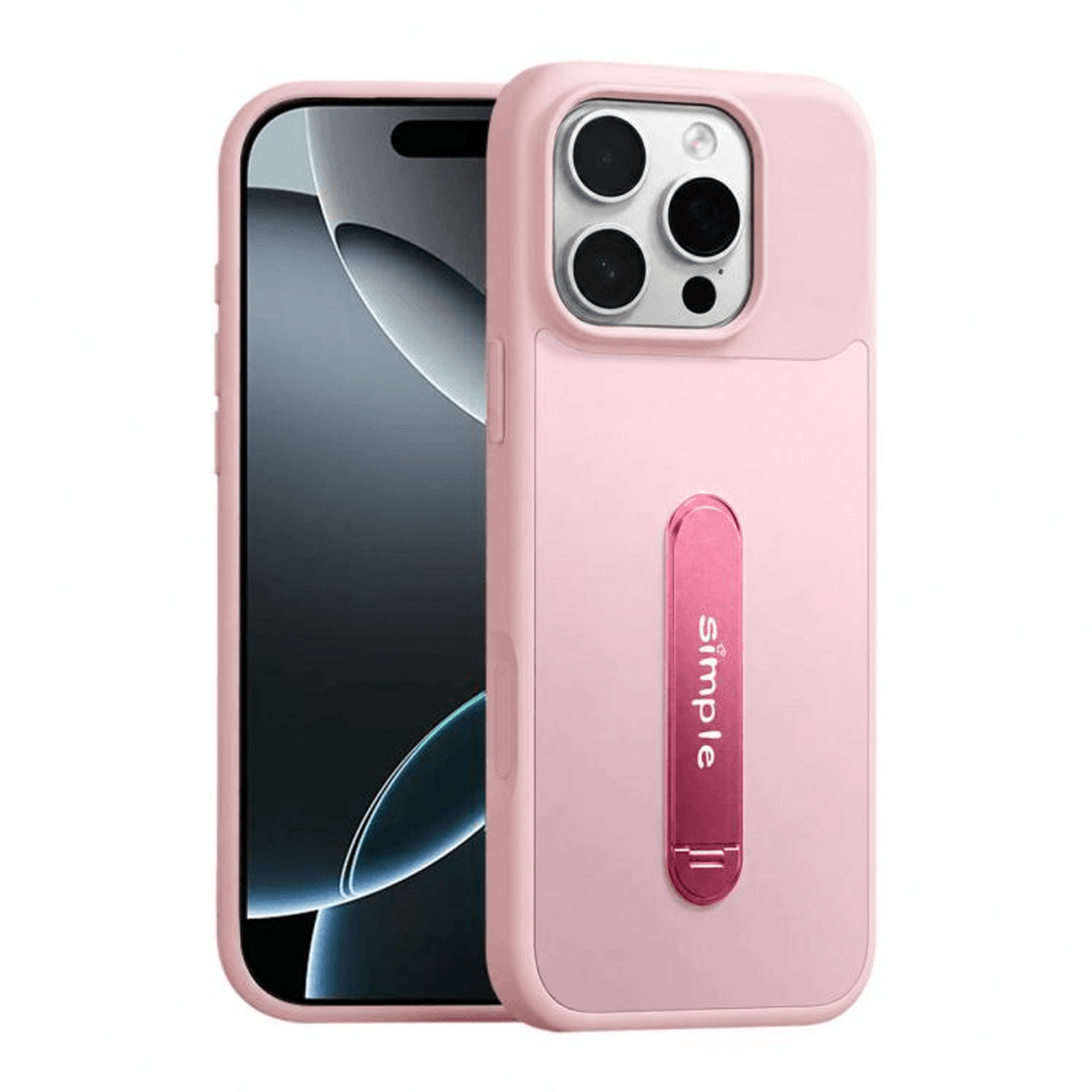 IPhone 16 Pro  Pro Max Magnetic Case With 360 Rotating Holder MagSafe Compatible Shockproof Cover 11