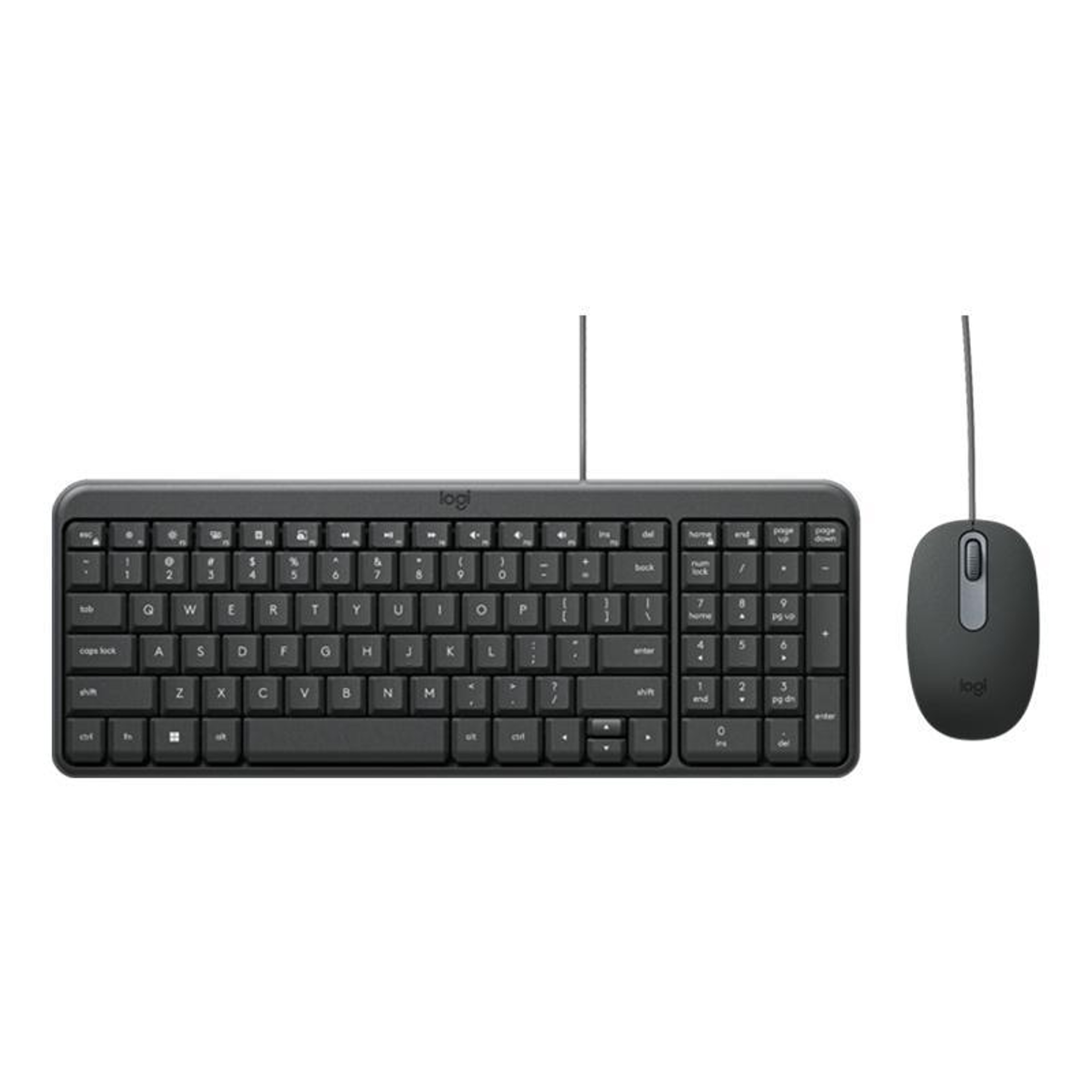 Logitech MK106 Wired Keyboard and Mouse Combo USB Full Size Keyboard for PC Laptop Office – view 1