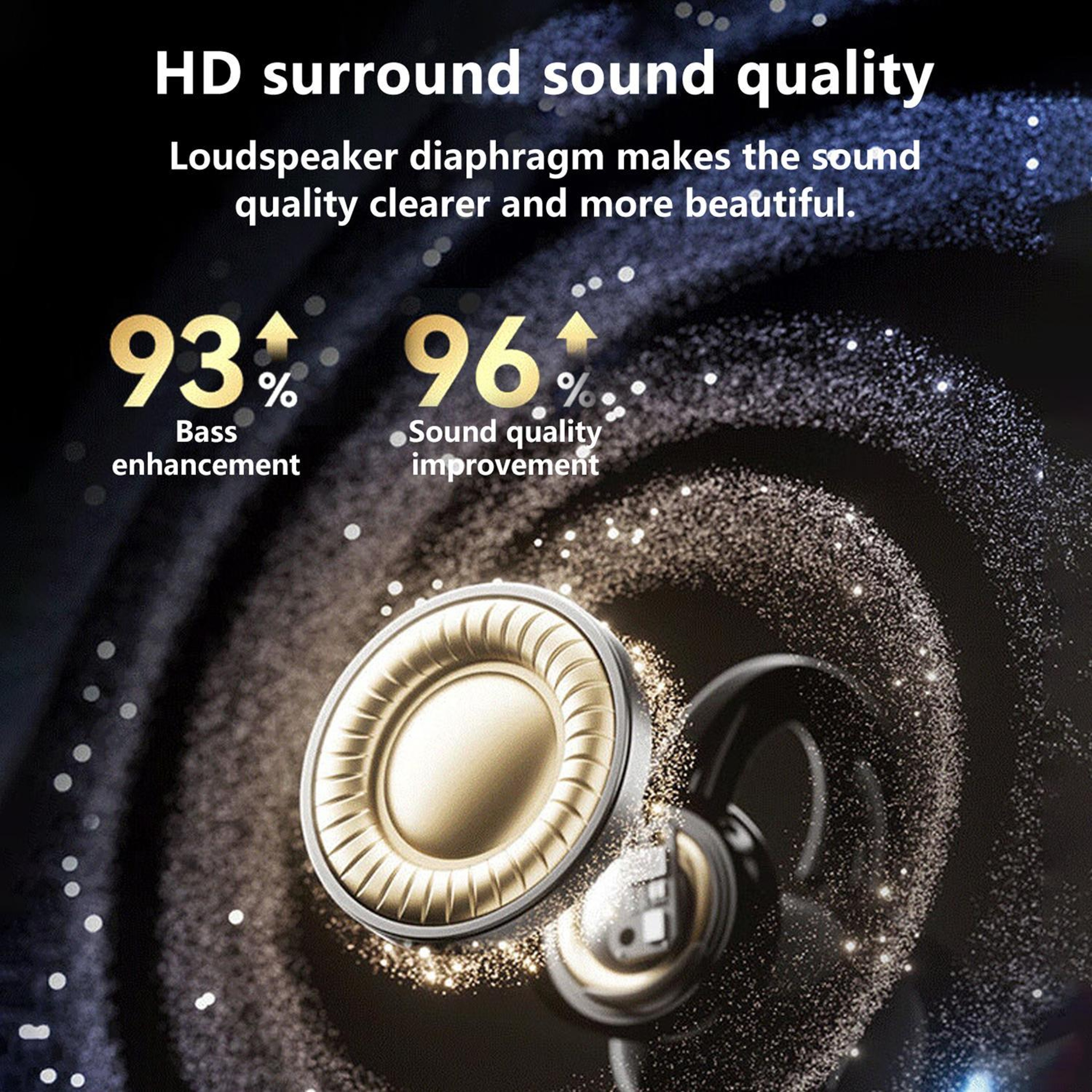 Lenovo EA419 Open Ear Wireless Earbuds Bluetooth 5.3 Clip On Headphones with ENC Noise Reduction – view 5