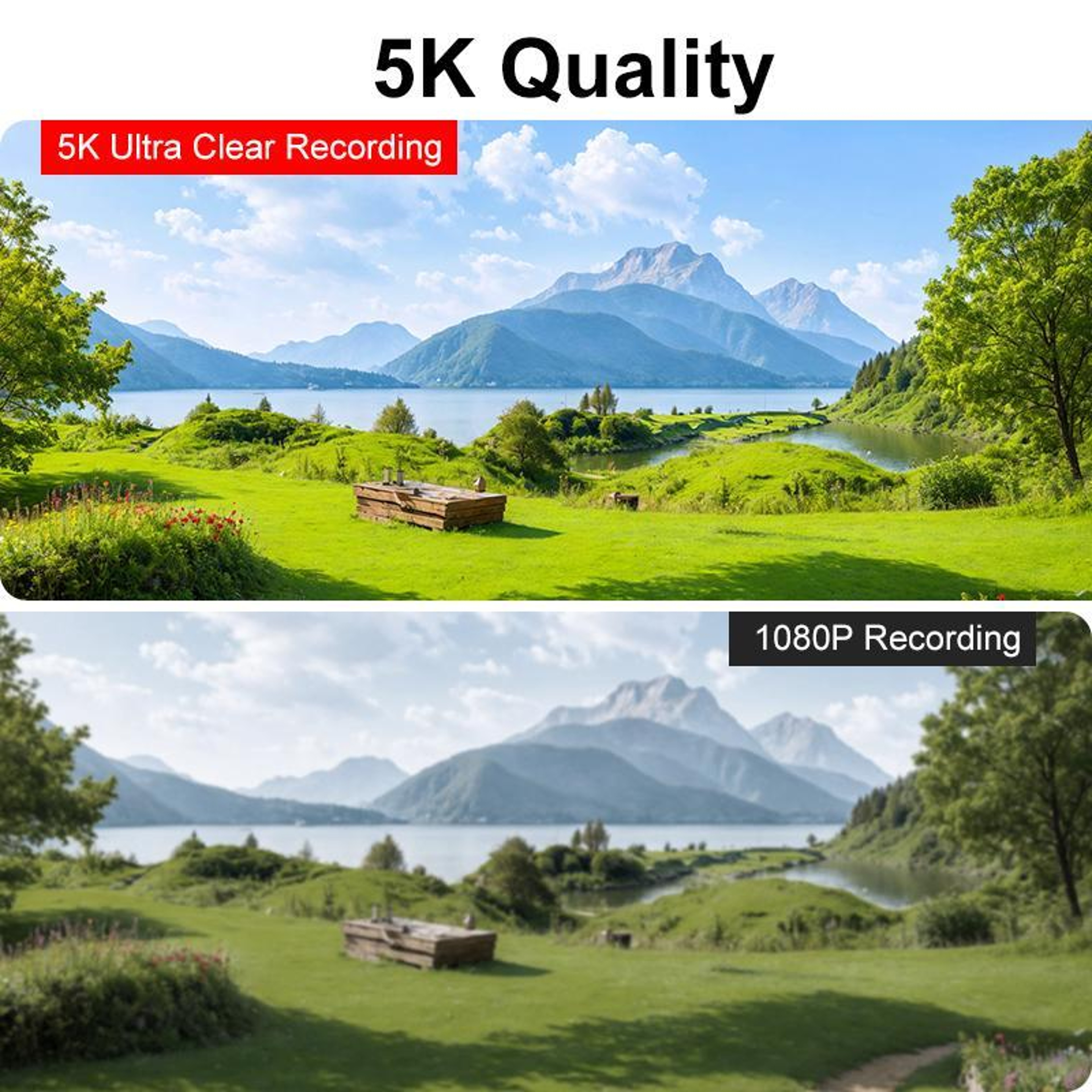 K28 5K Action Camera with Gimbal Stabilization IPS Touchscreen and EIS Pocket Vlogging Camera – view 6