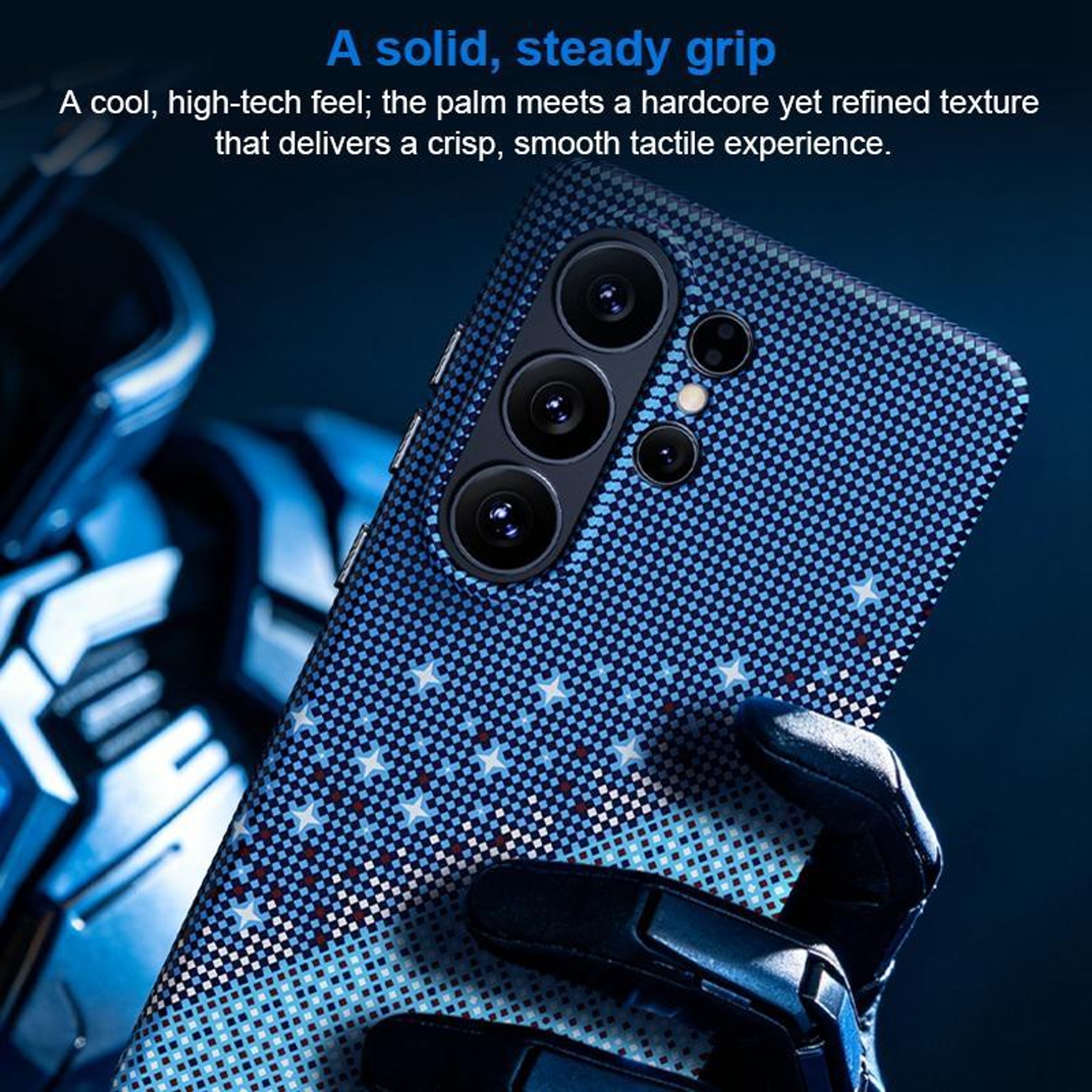 Galaxy S26 Ultra Magnetic Phone Case with Asterism Carbon Fiber Shockproof TPU Cover – view 9