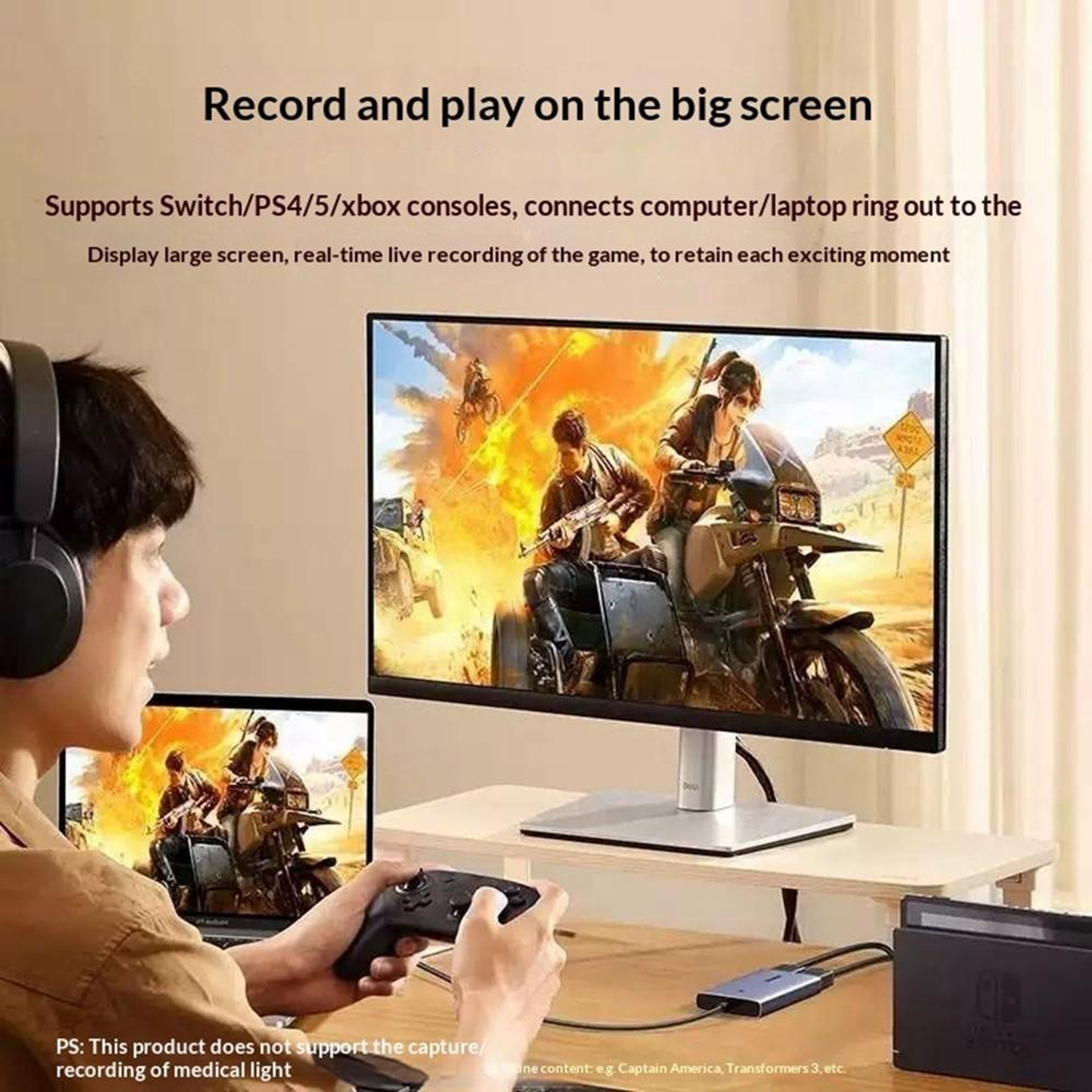 UGREEN CM726 Video Capture Card 4K Loop Out USB C USB A HDMI Capture Card for Streaming and Recording – view 10
