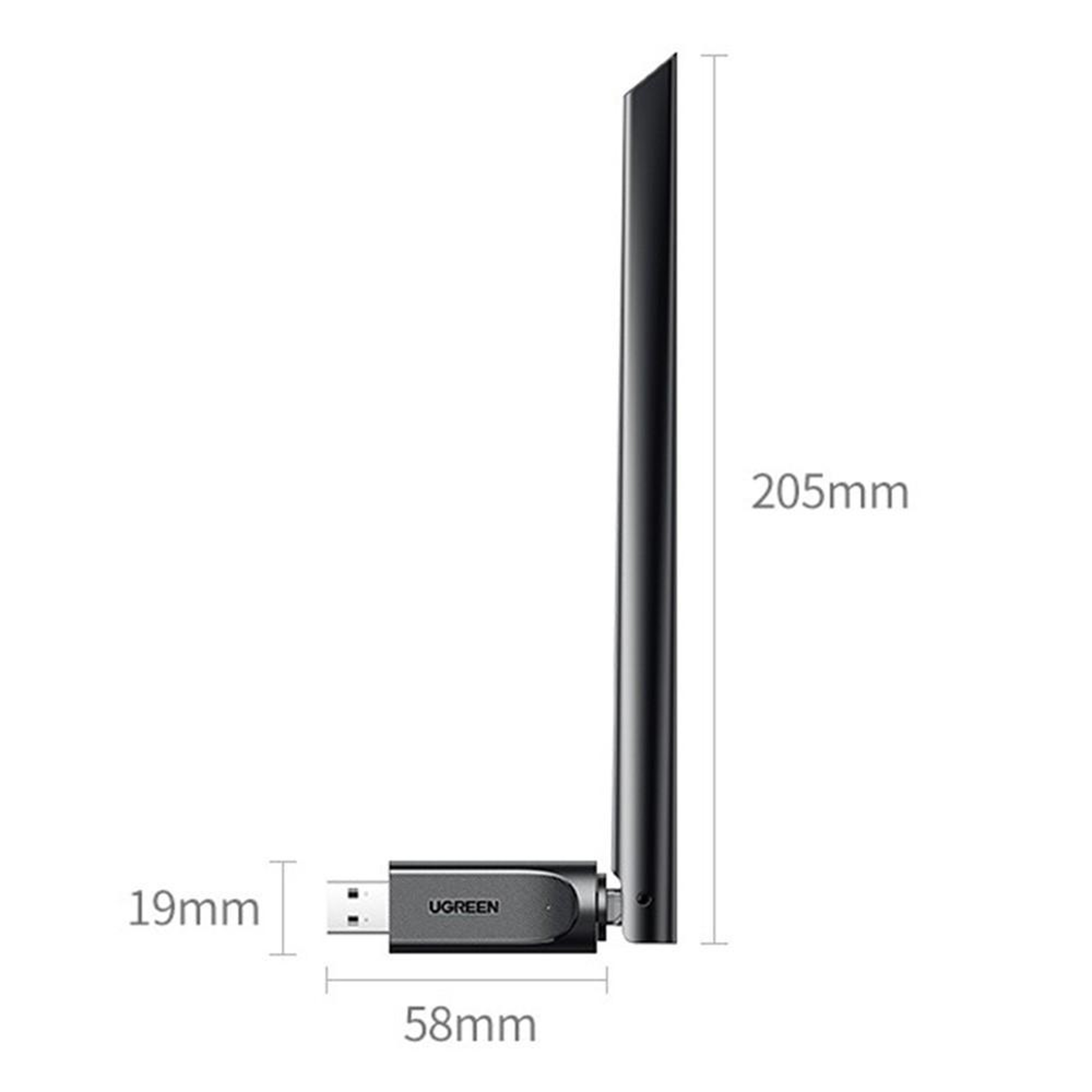 UGREEN AX900 USB WiFi 6 Adapter Dual Band Wireless Network Adapter with 6dBi High Gain Antenna – view 2