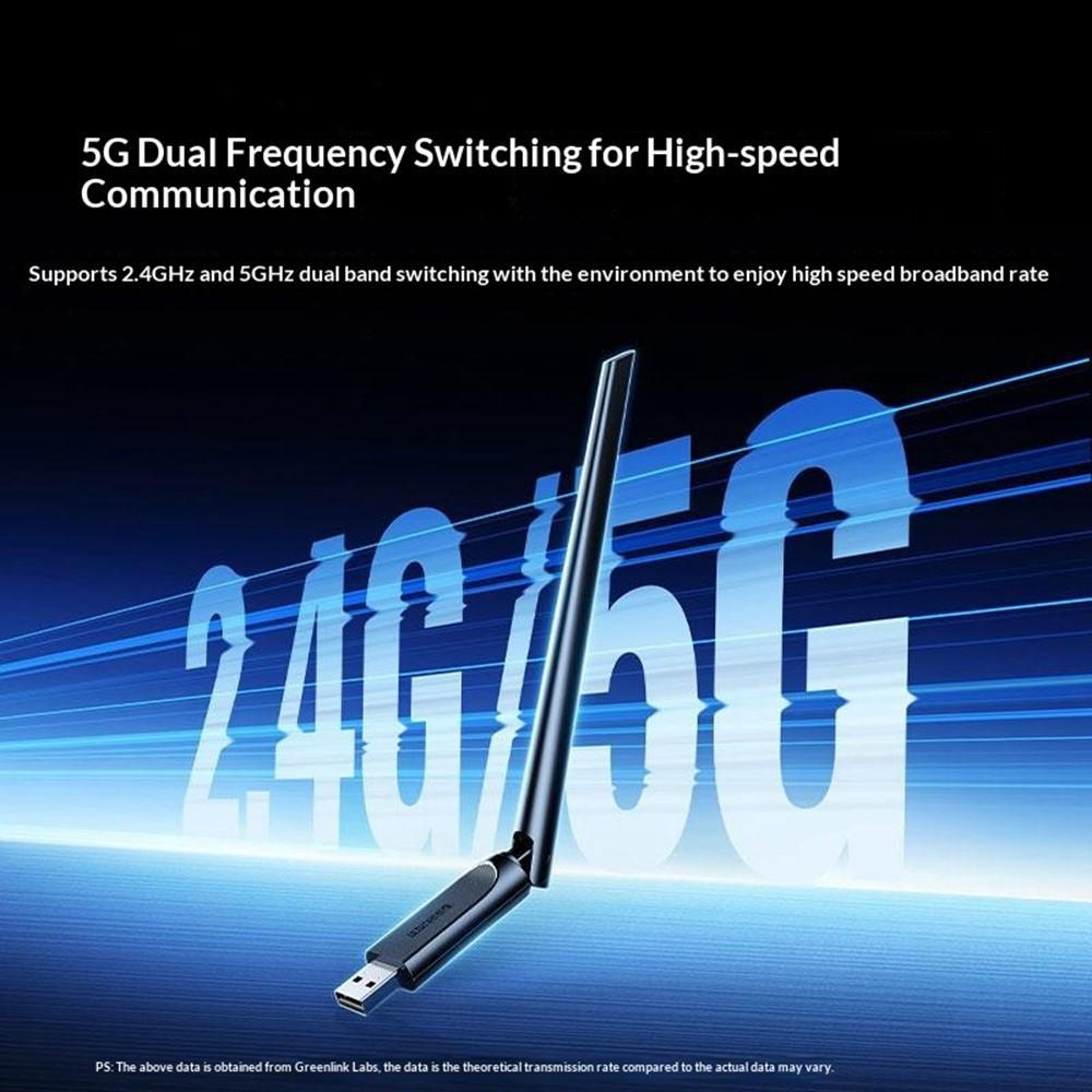 UGREEN AX900 USB WiFi 6 Adapter Dual Band Wireless Network Adapter with 6dBi High Gain Antenna – view 7