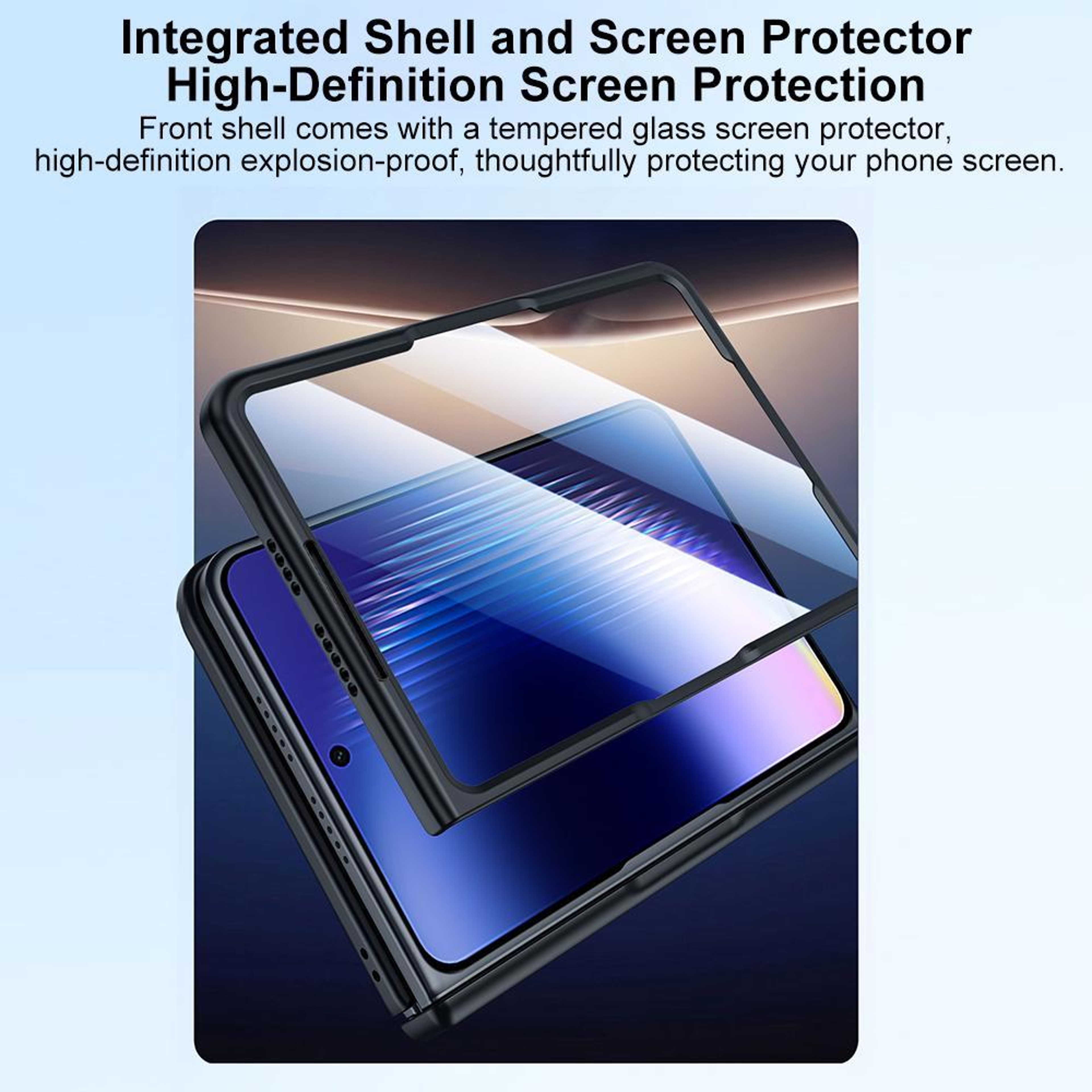Huawei Pura X Max Magnetic Phone Case with Integrated Screen Protector Slim  Protective Cover – view 4