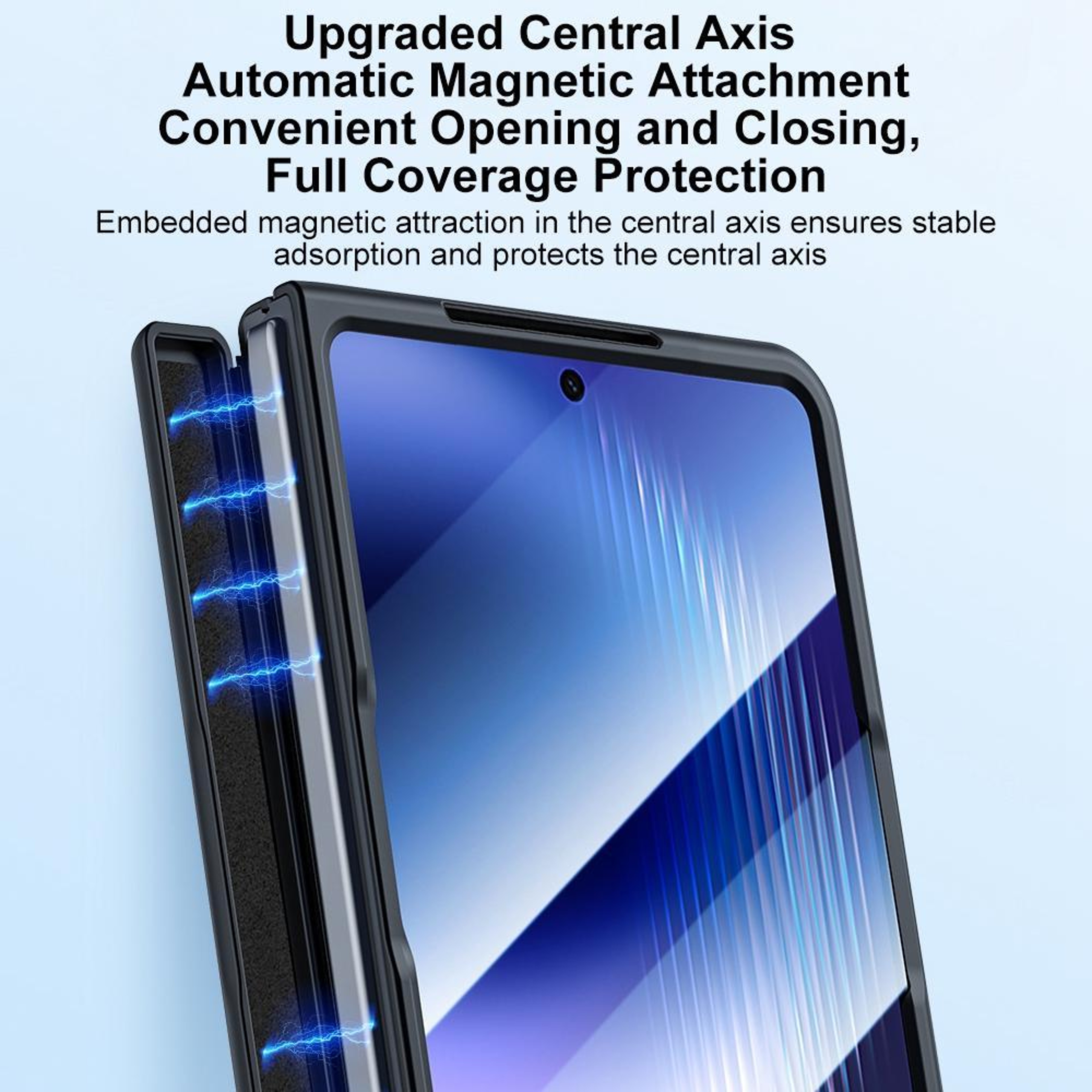 Huawei Pura X Max Magnetic Phone Case with Integrated Screen Protector Slim  Protective Cover – view 14