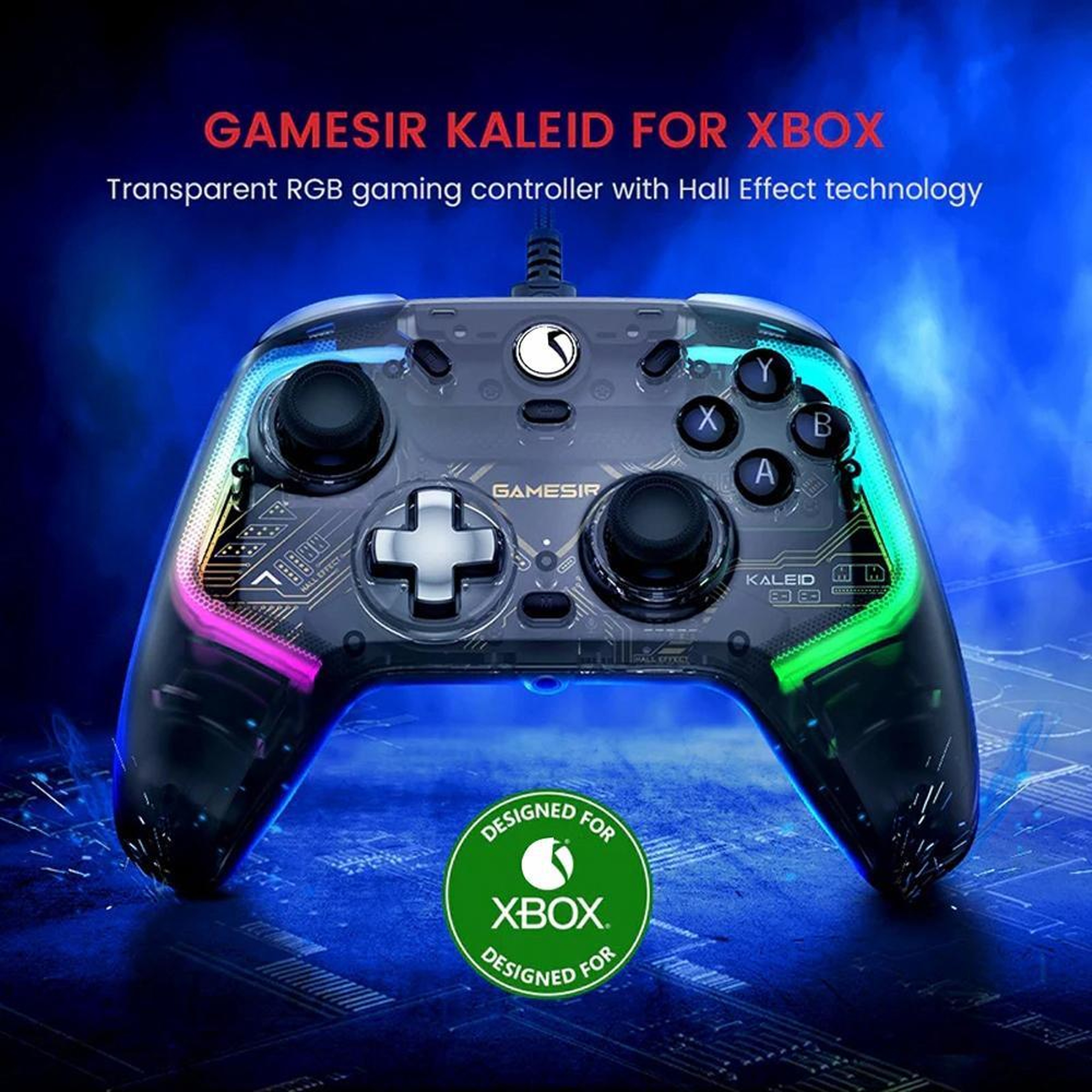 GameSir Kaleid Xbox Wired Controller with Hall Effect Joysticks RGB Gaming Gamepad – view 12