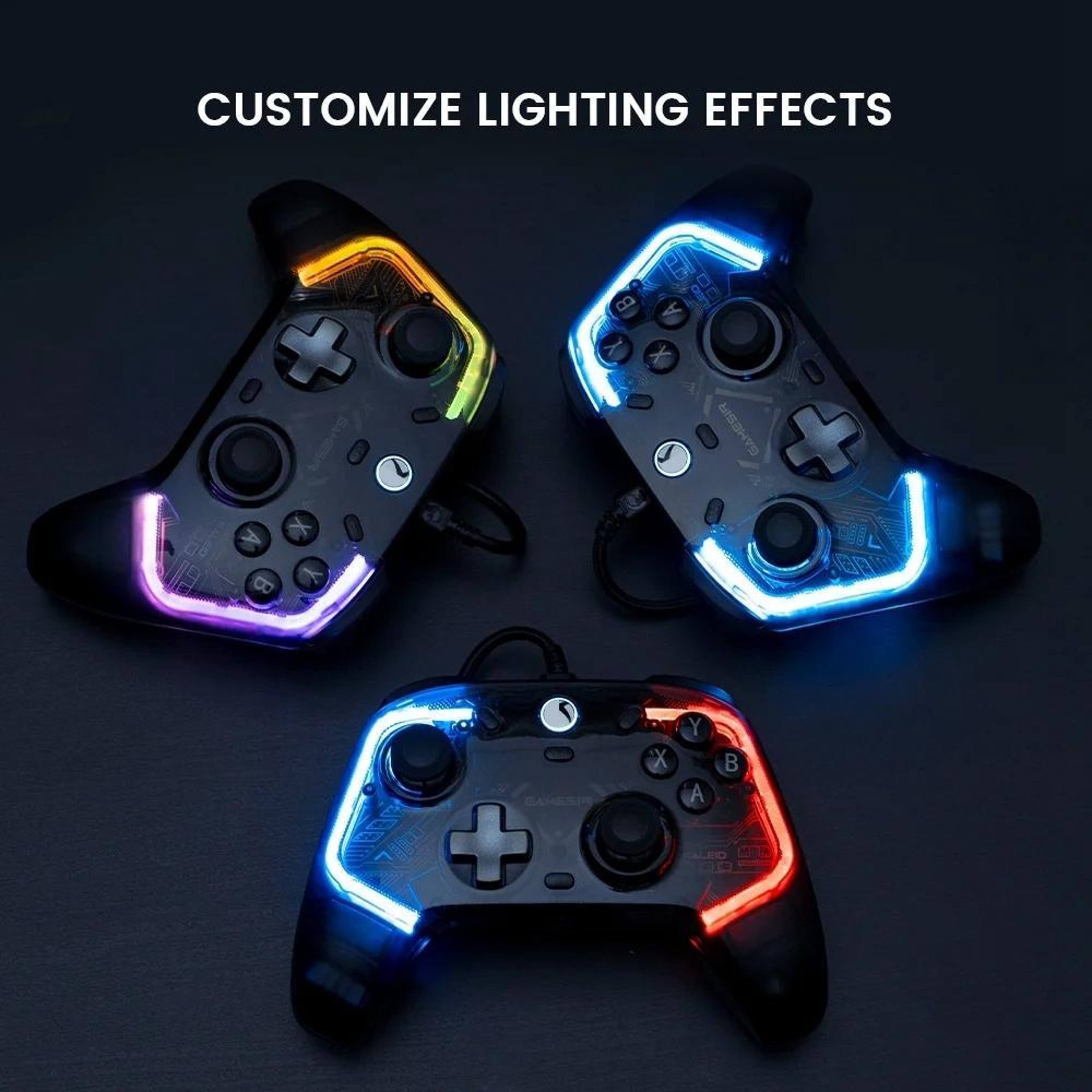GameSir Kaleid Xbox Wired Controller with Hall Effect Joysticks RGB Gaming Gamepad – view 3