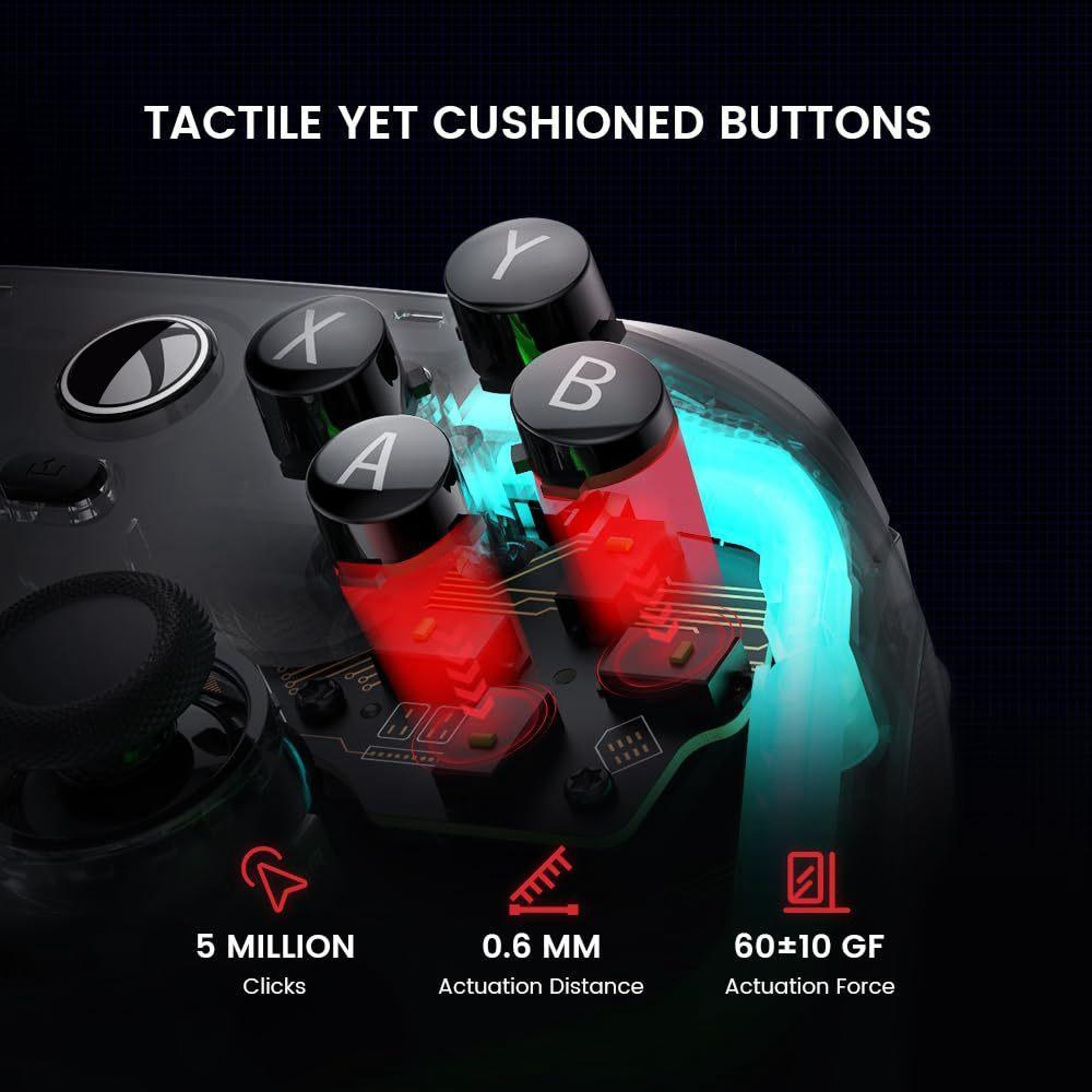 GameSir Kaleid Xbox Wired Controller with Hall Effect Joysticks RGB Gaming Gamepad – view 15