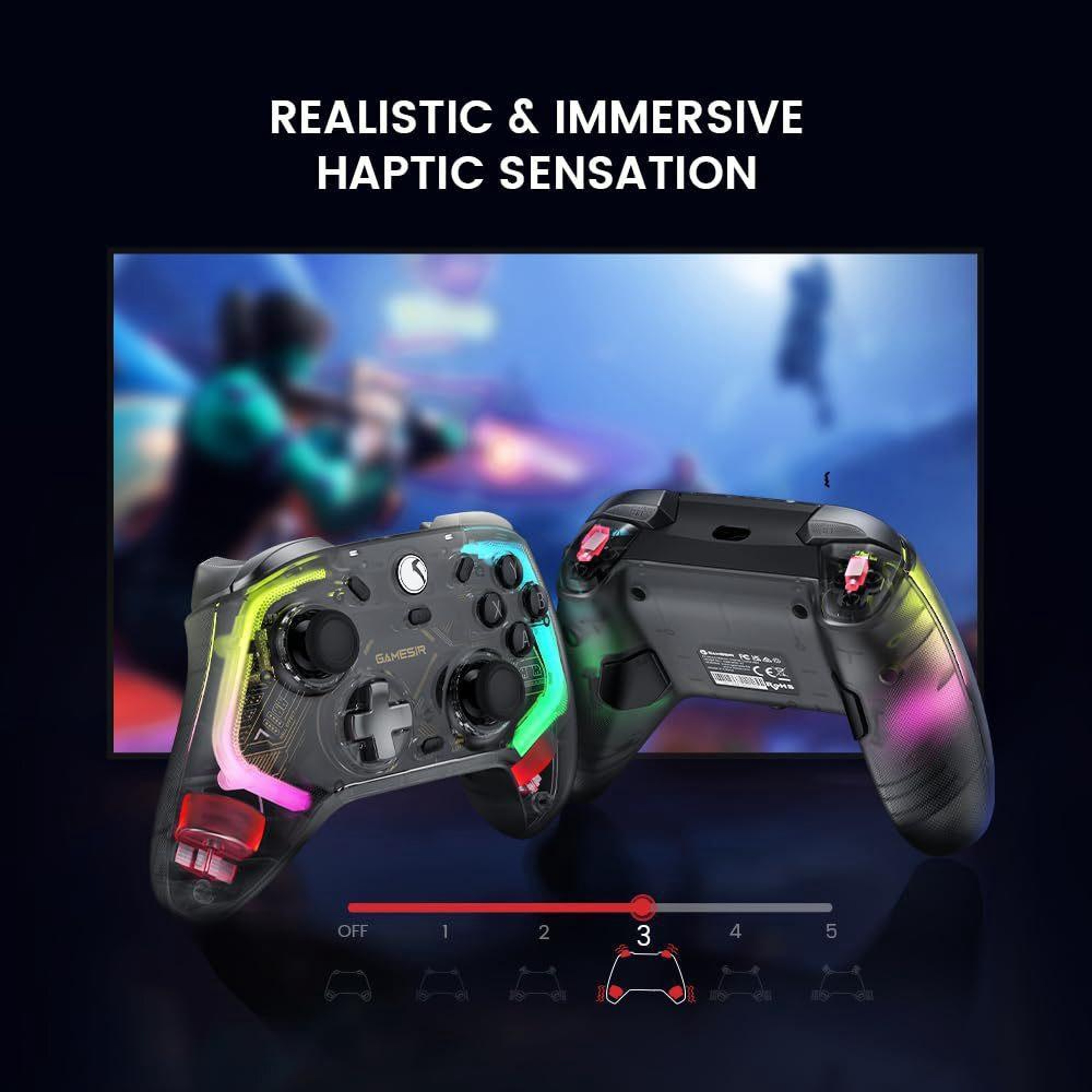 GameSir Kaleid Xbox Wired Controller with Hall Effect Joysticks RGB Gaming Gamepad – view 16